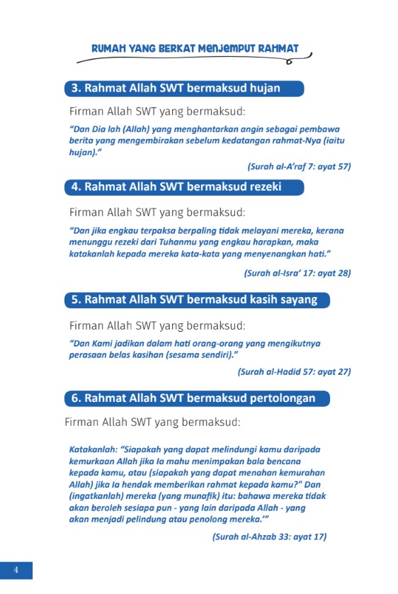 Rumah Yang Berkat Membawa Rahmat