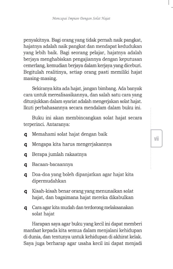  Mencapai Impian Dengan Solat Hajat