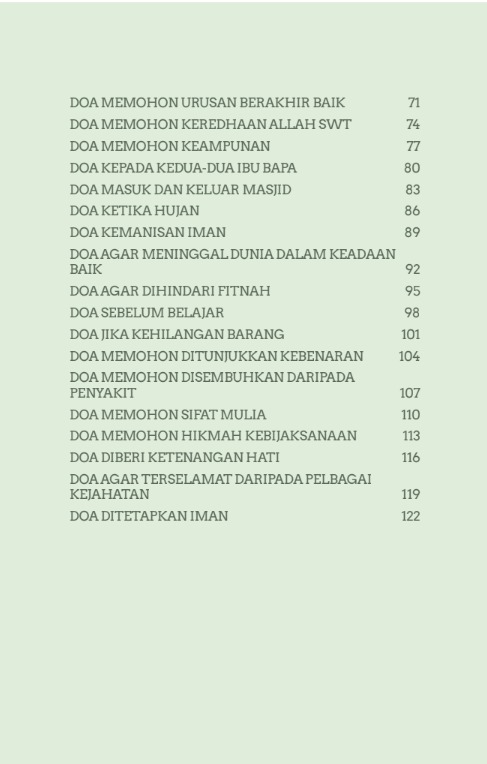 Himpunan Doa Allahumma