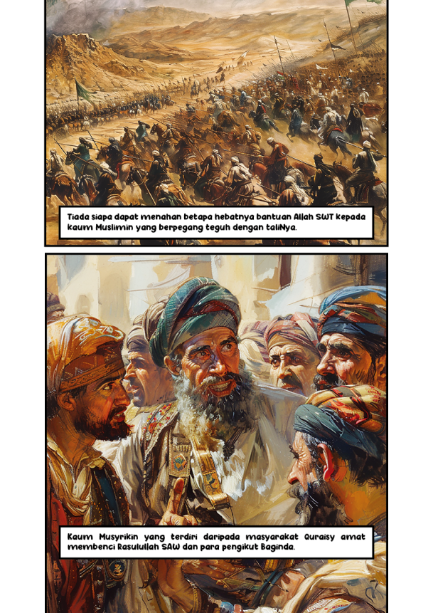 Perang Badar (Komik Sirah AI)