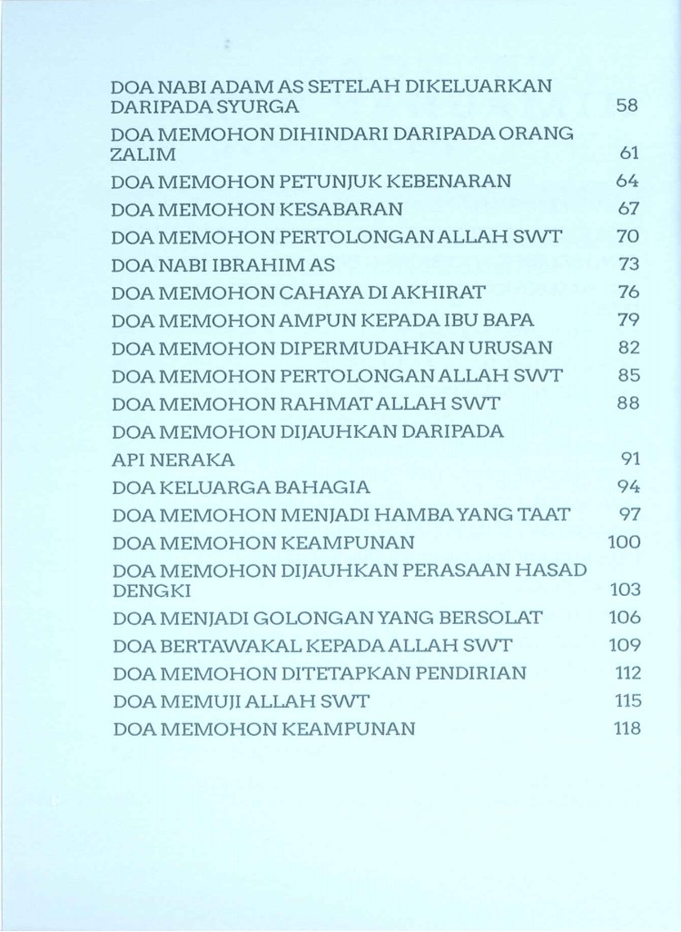 Himpunan Doa Rabbana