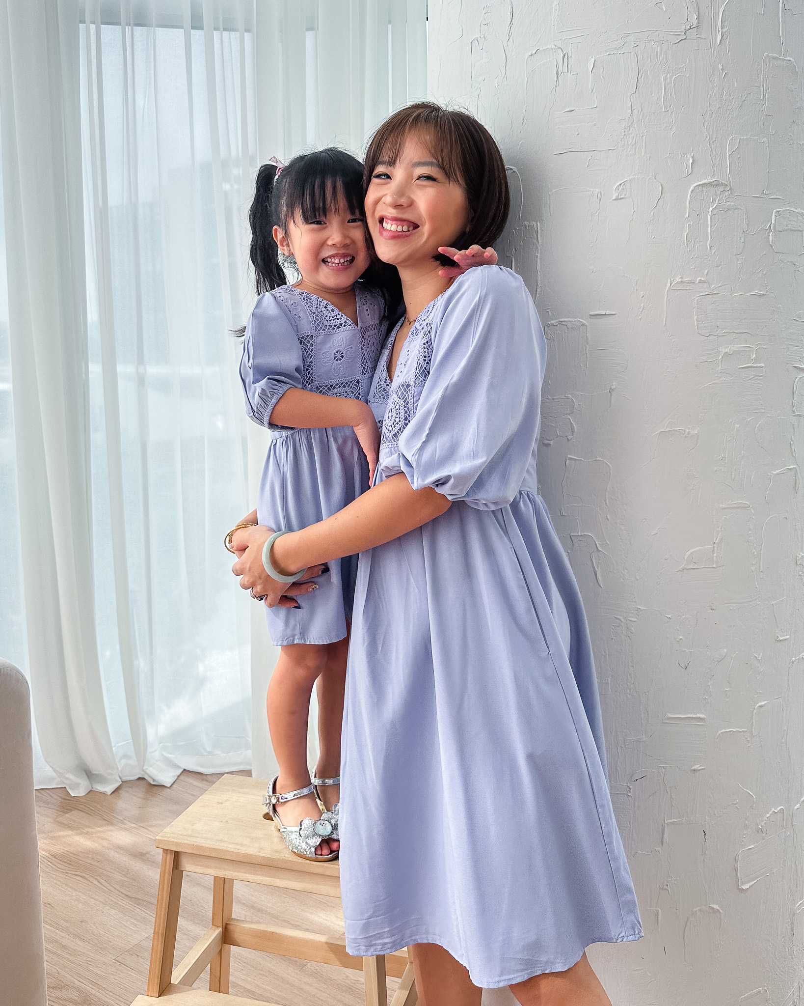 Katniss Embroidery Dress in Periwinkle