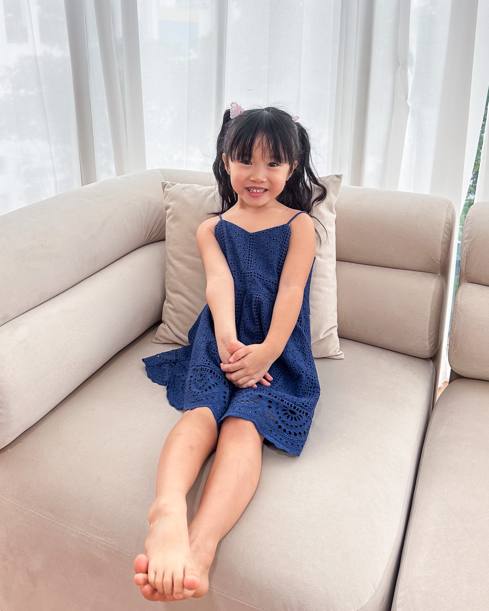 Vienna Dress in Navy