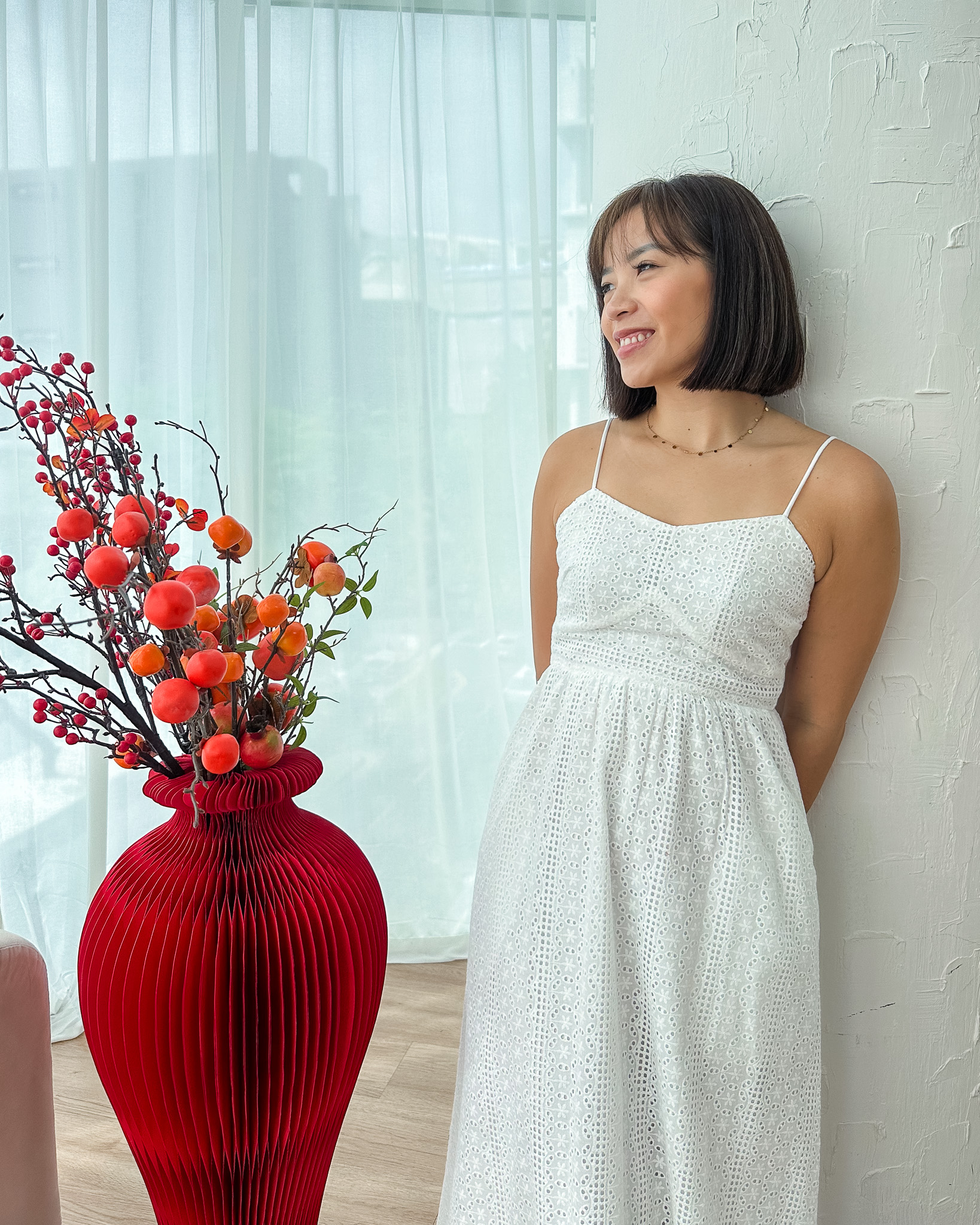 Sierra Dress in White