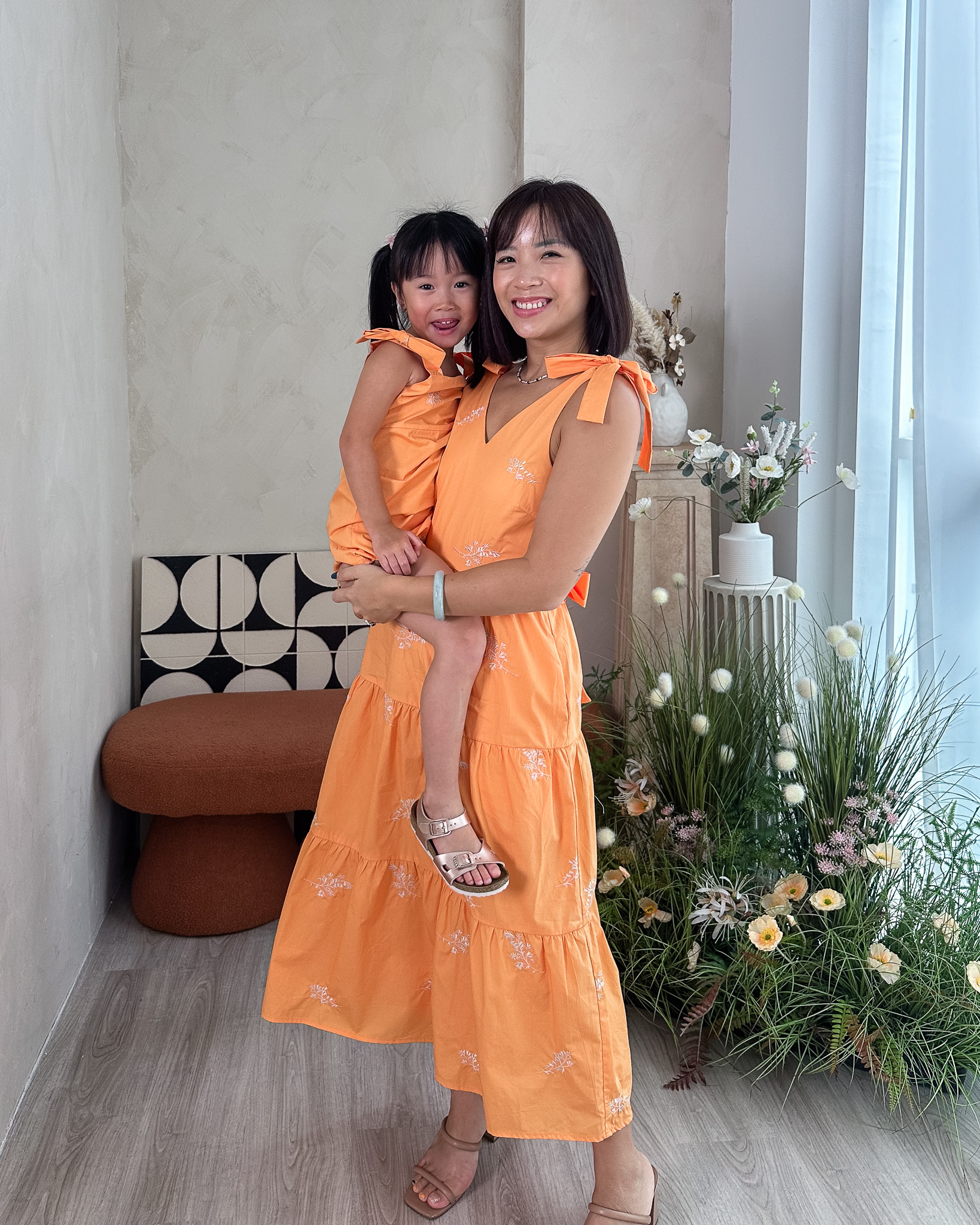 Sadie Dress in Orange