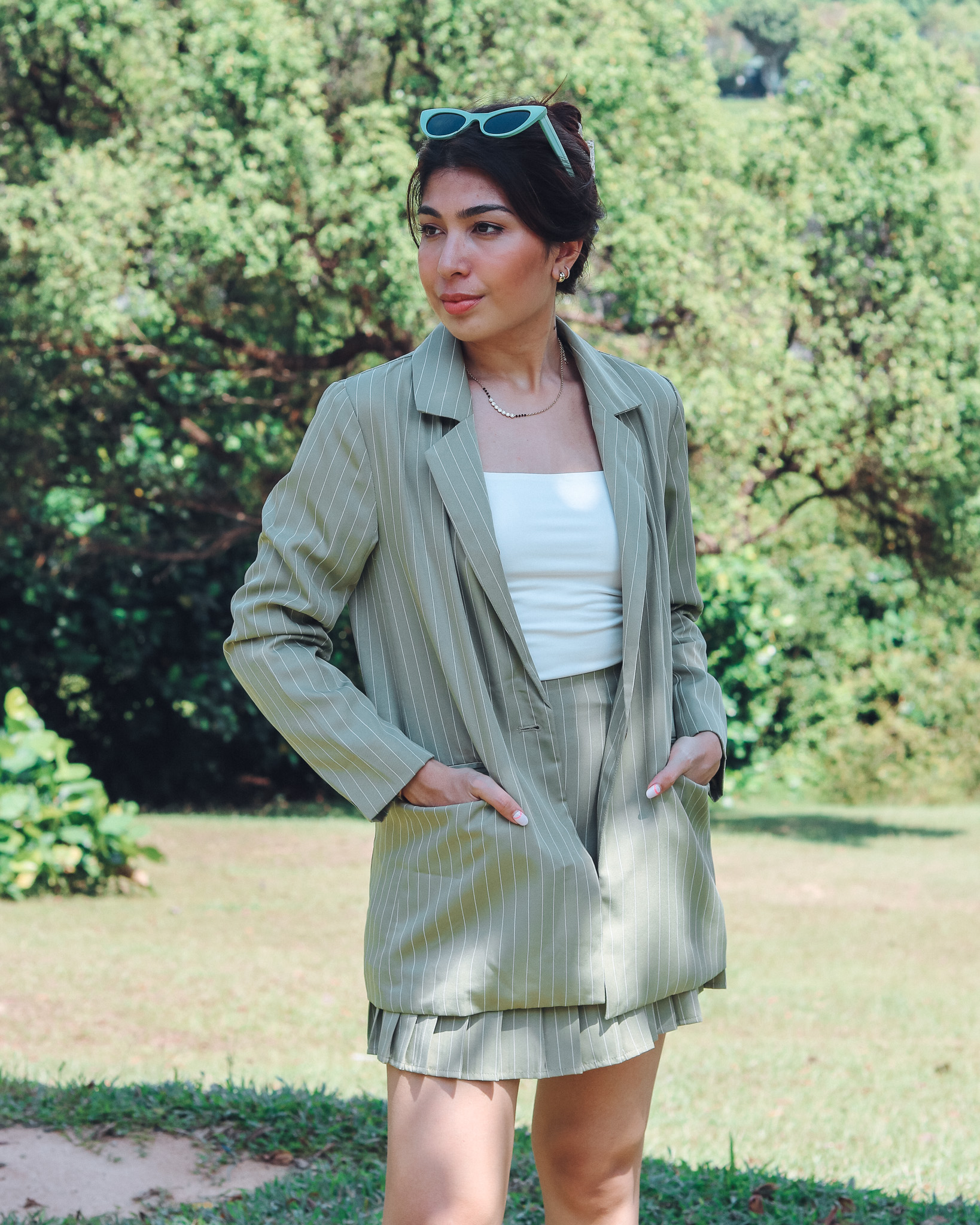 Kinsley Blazer in Green