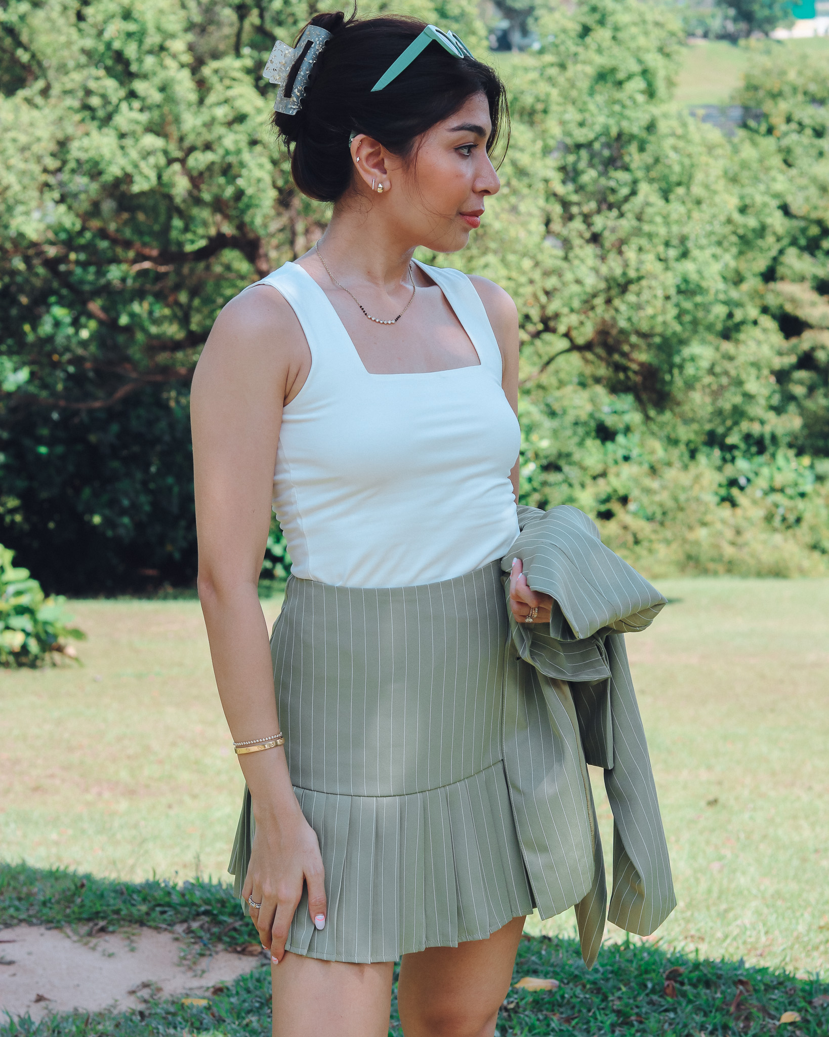 Kinsley Skorts in Green