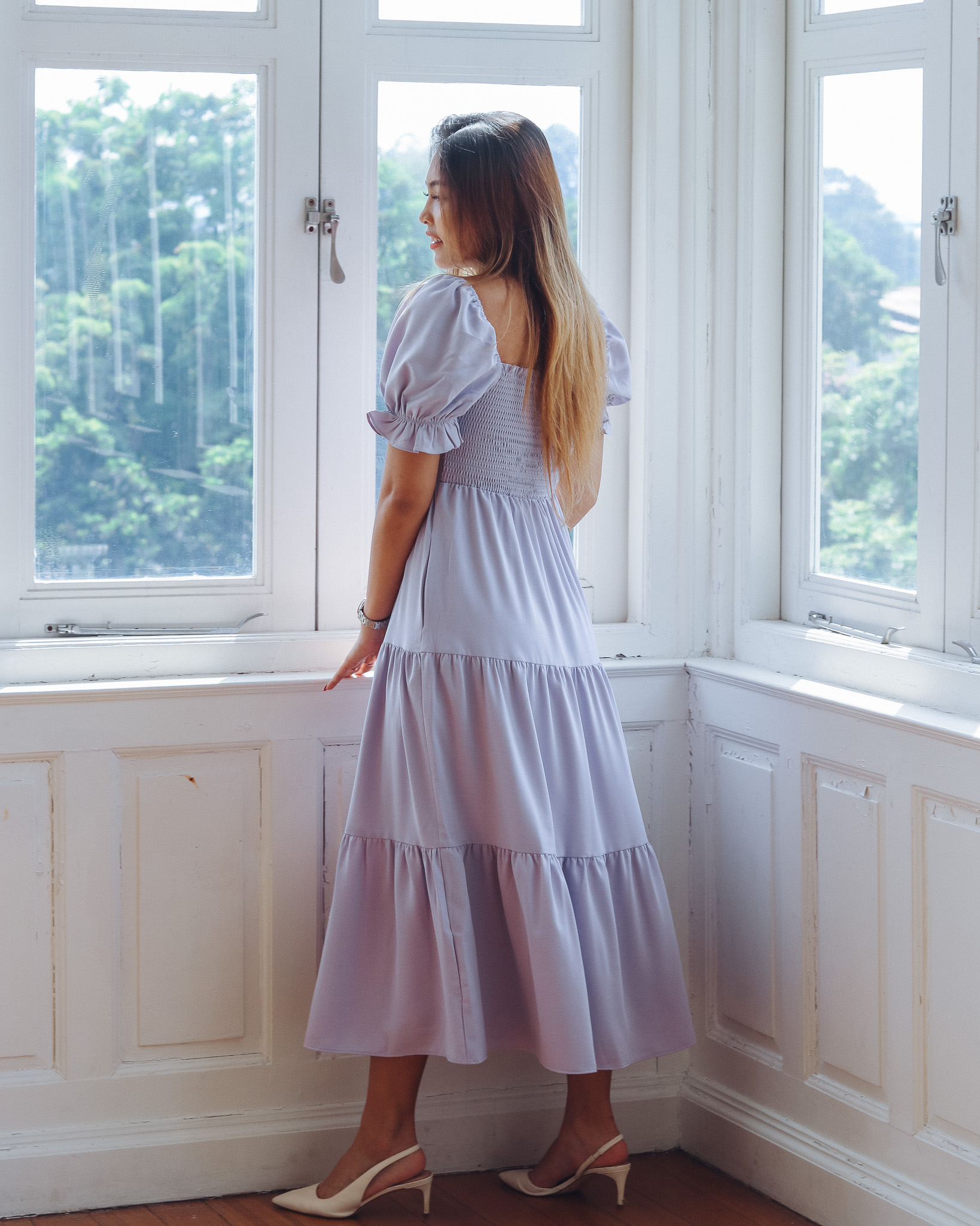 Brielle Dress in Lilac