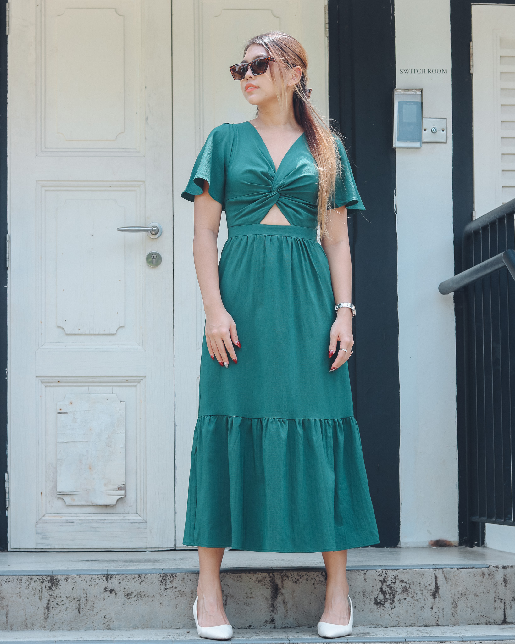 Vera Dress in Forest