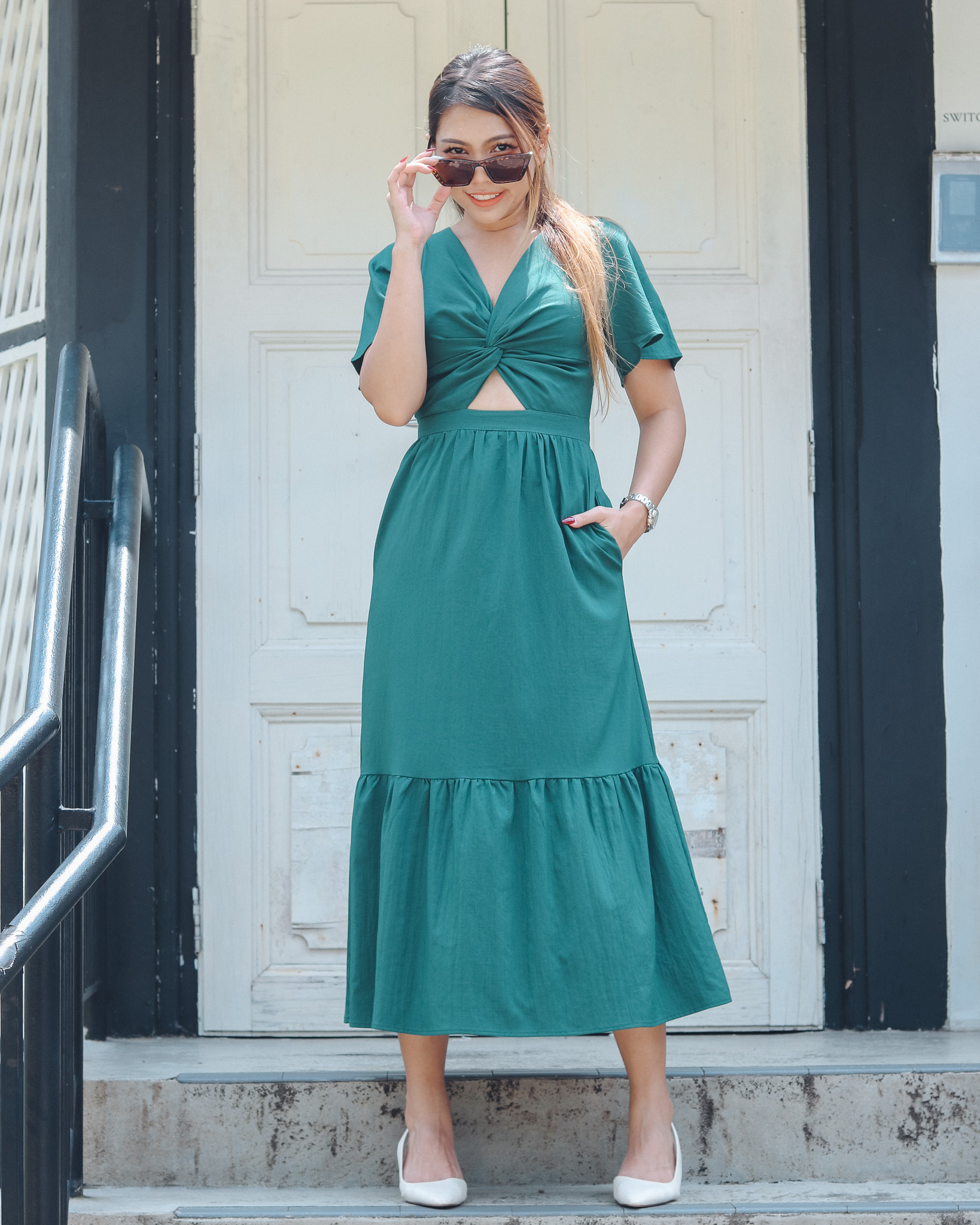 Vera Dress in Forest