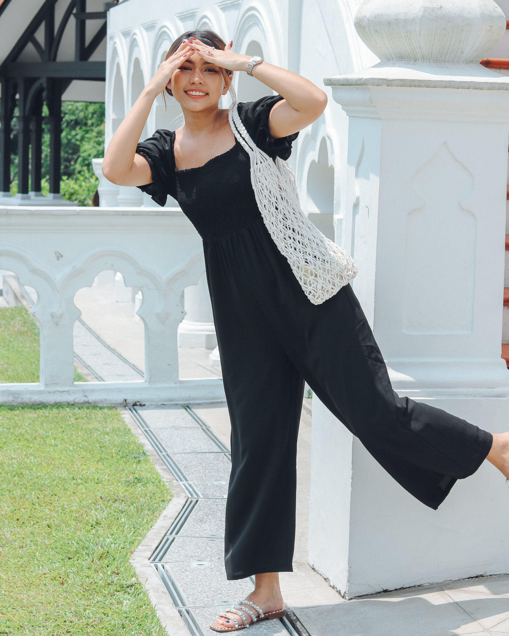 Olive Jumpsuit in Black