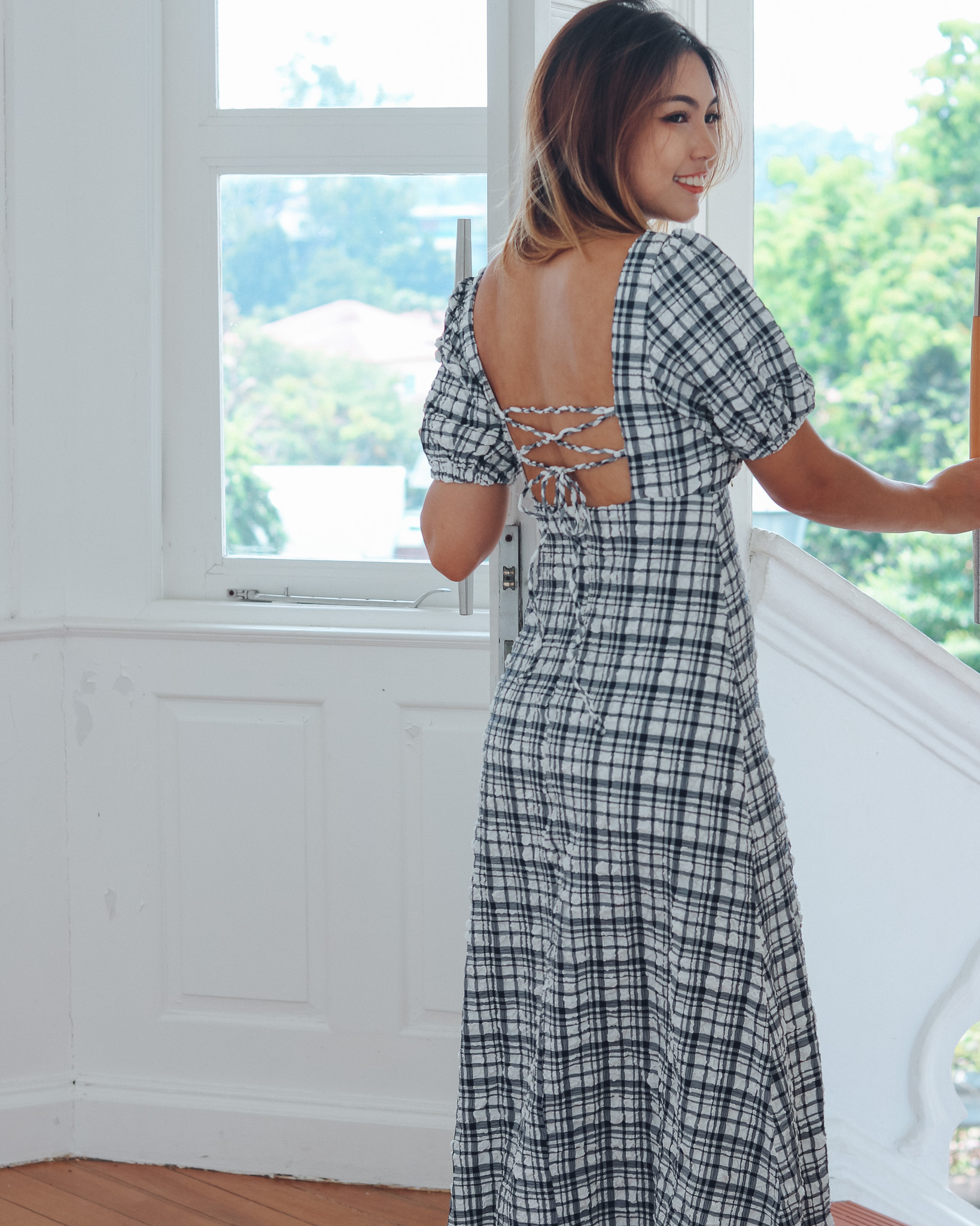 Phoebe Dress in Navy