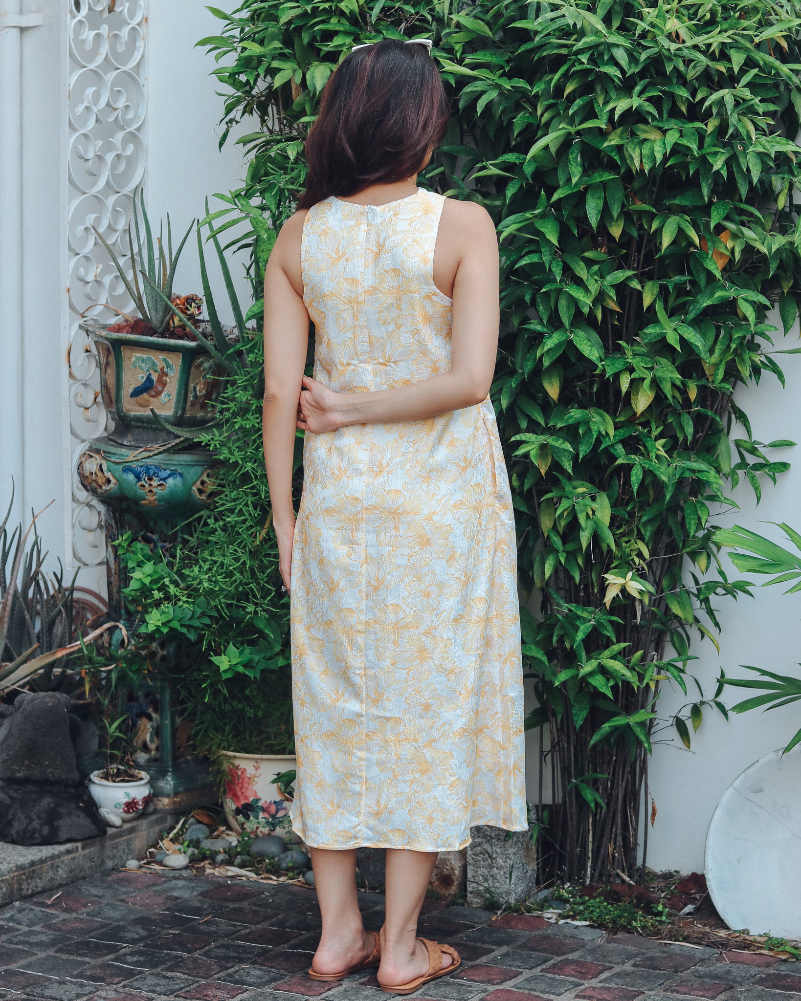 Isadora Dress in Yellow Florals