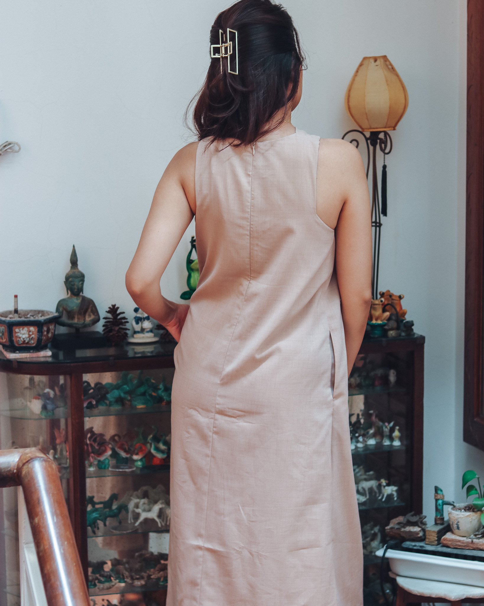 Isadora Dress in Ecru