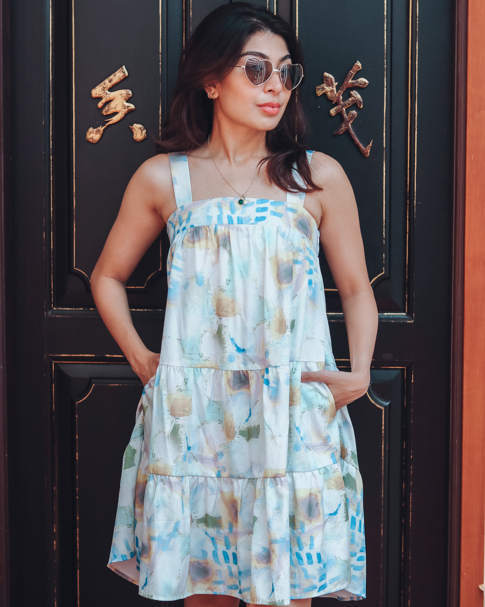 Floyd Dress in Watercolour