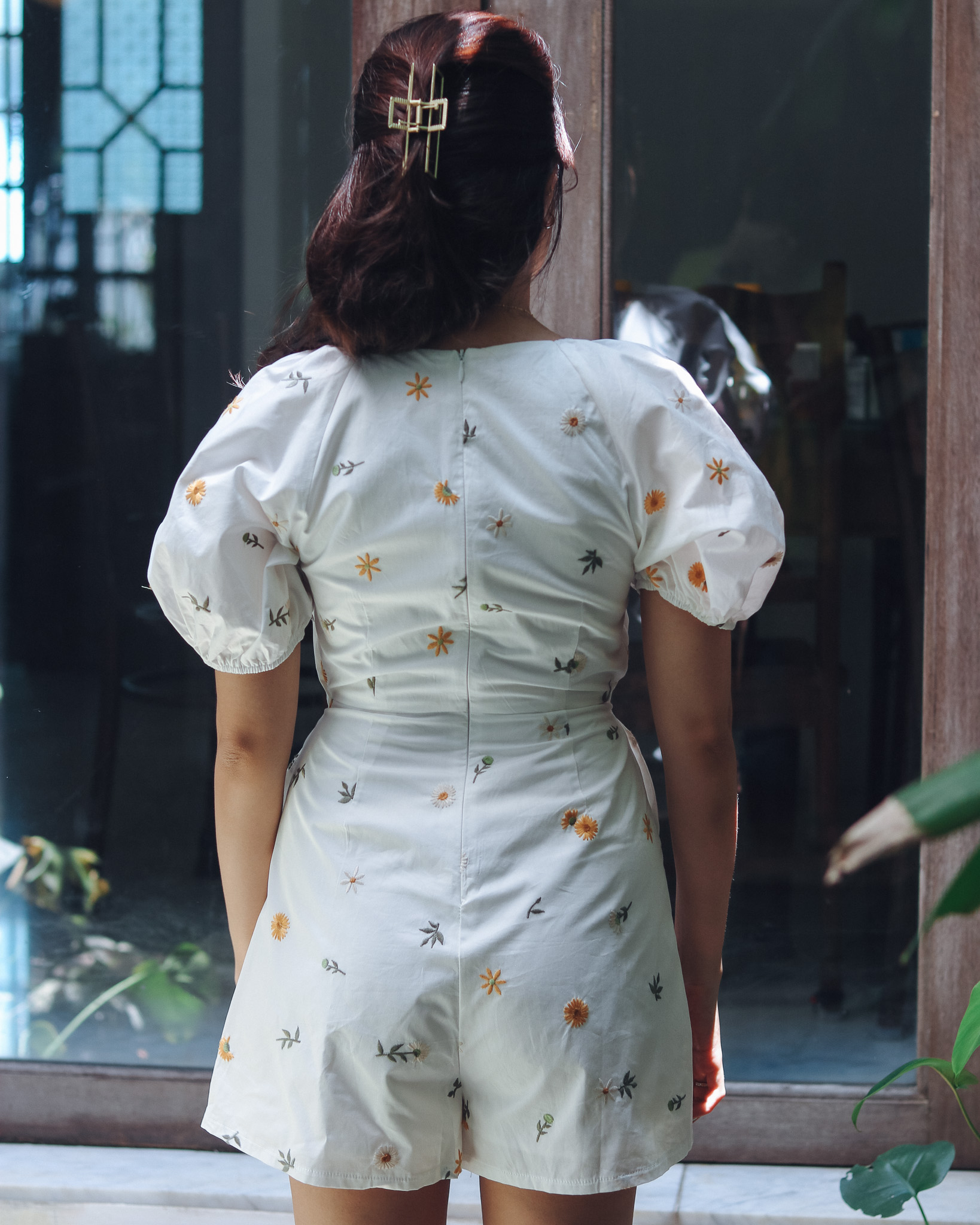 Jocelyn Romper in White