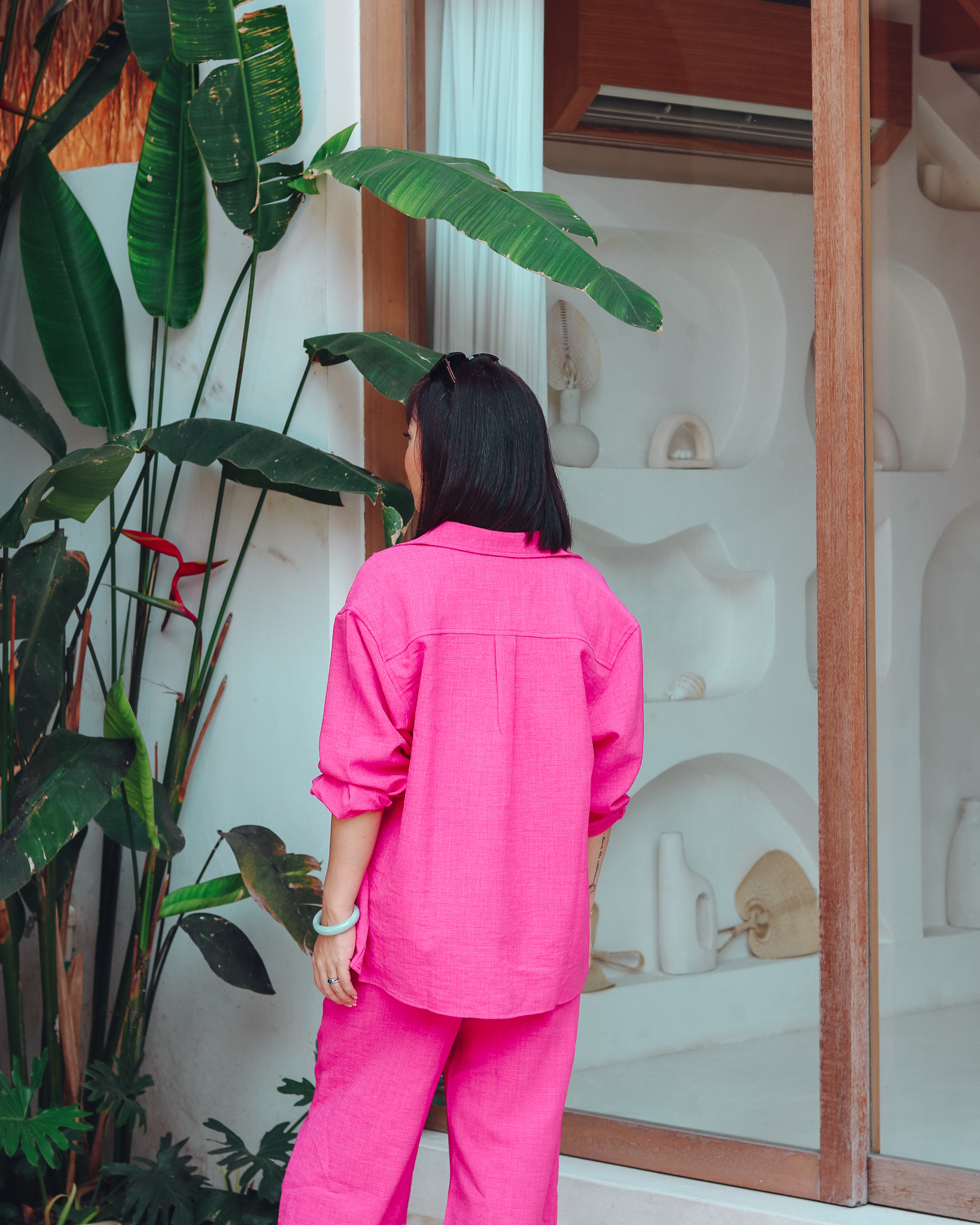 Narelle Shirt in Hot Pink