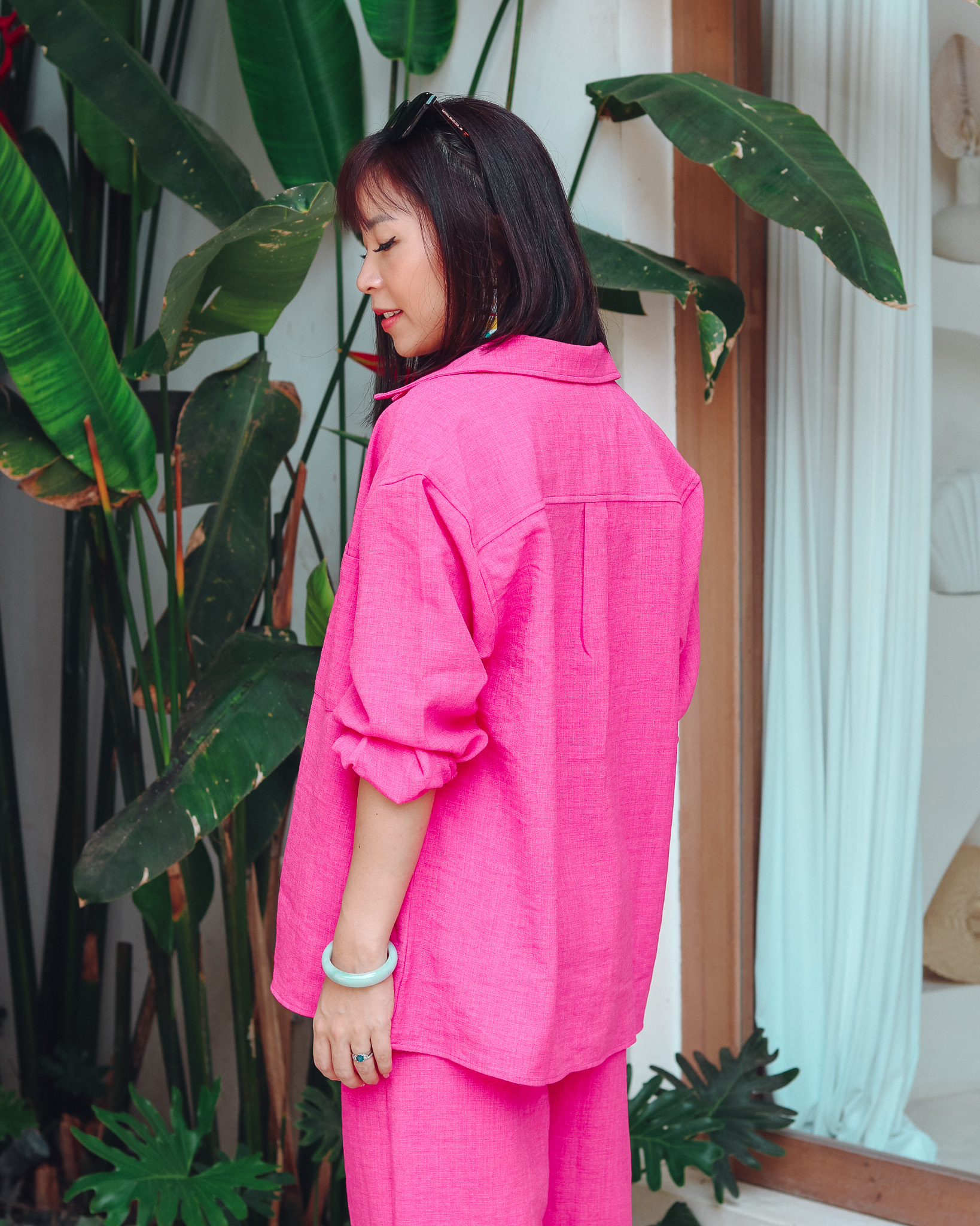 Narelle Shirt in Hot Pink