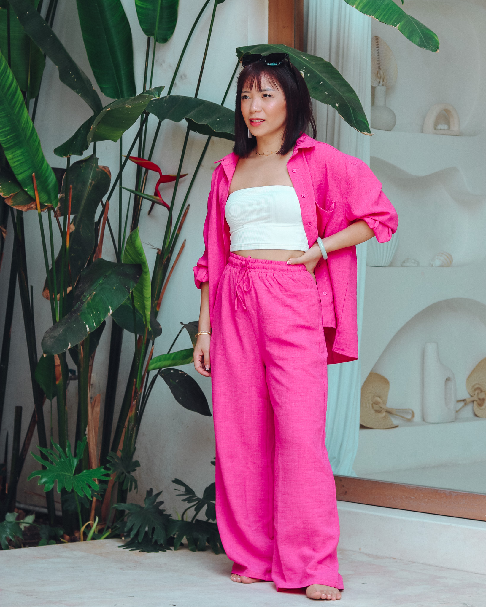 Narelle Pants in Hot Pink