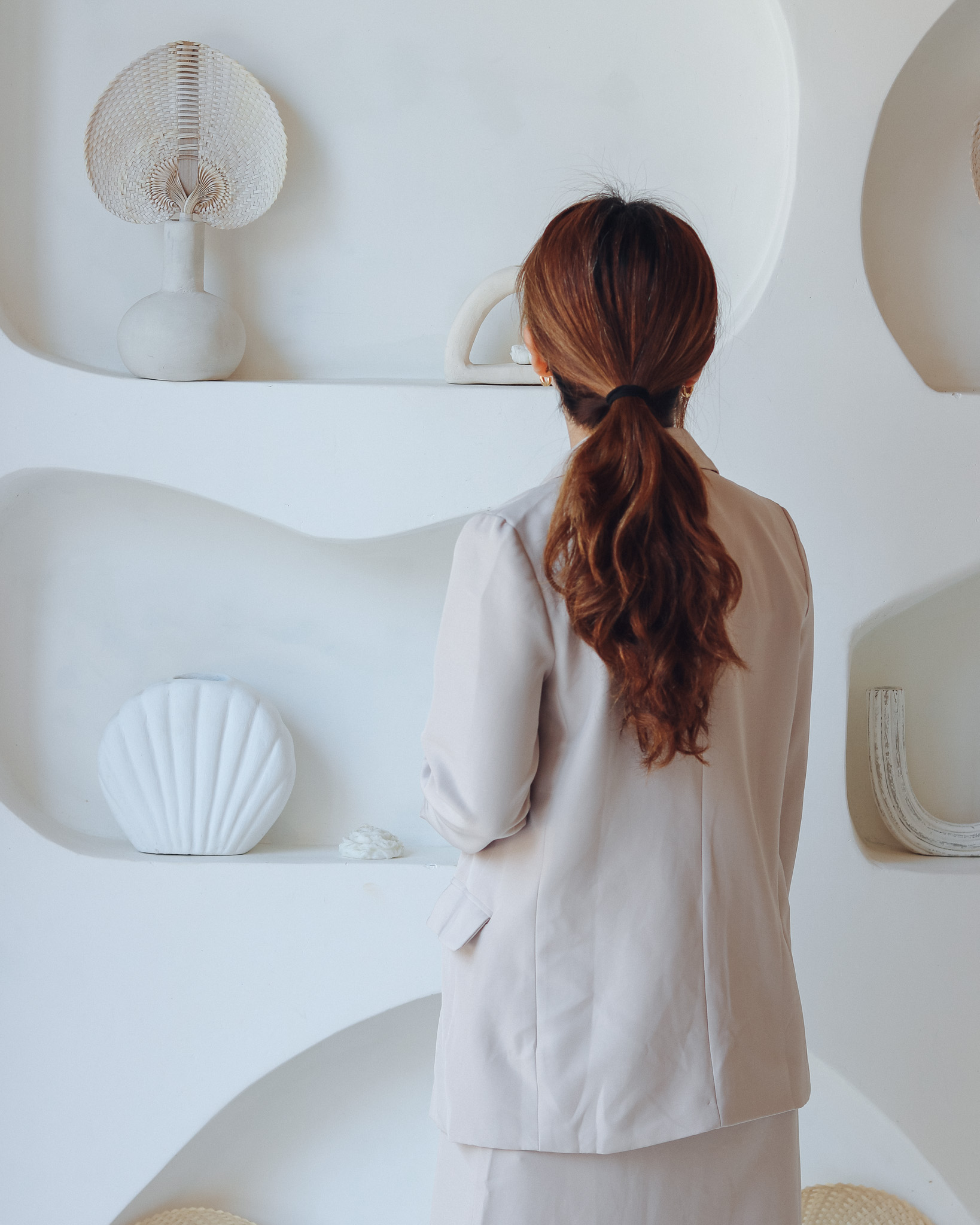 Venus Blazer in Ecru