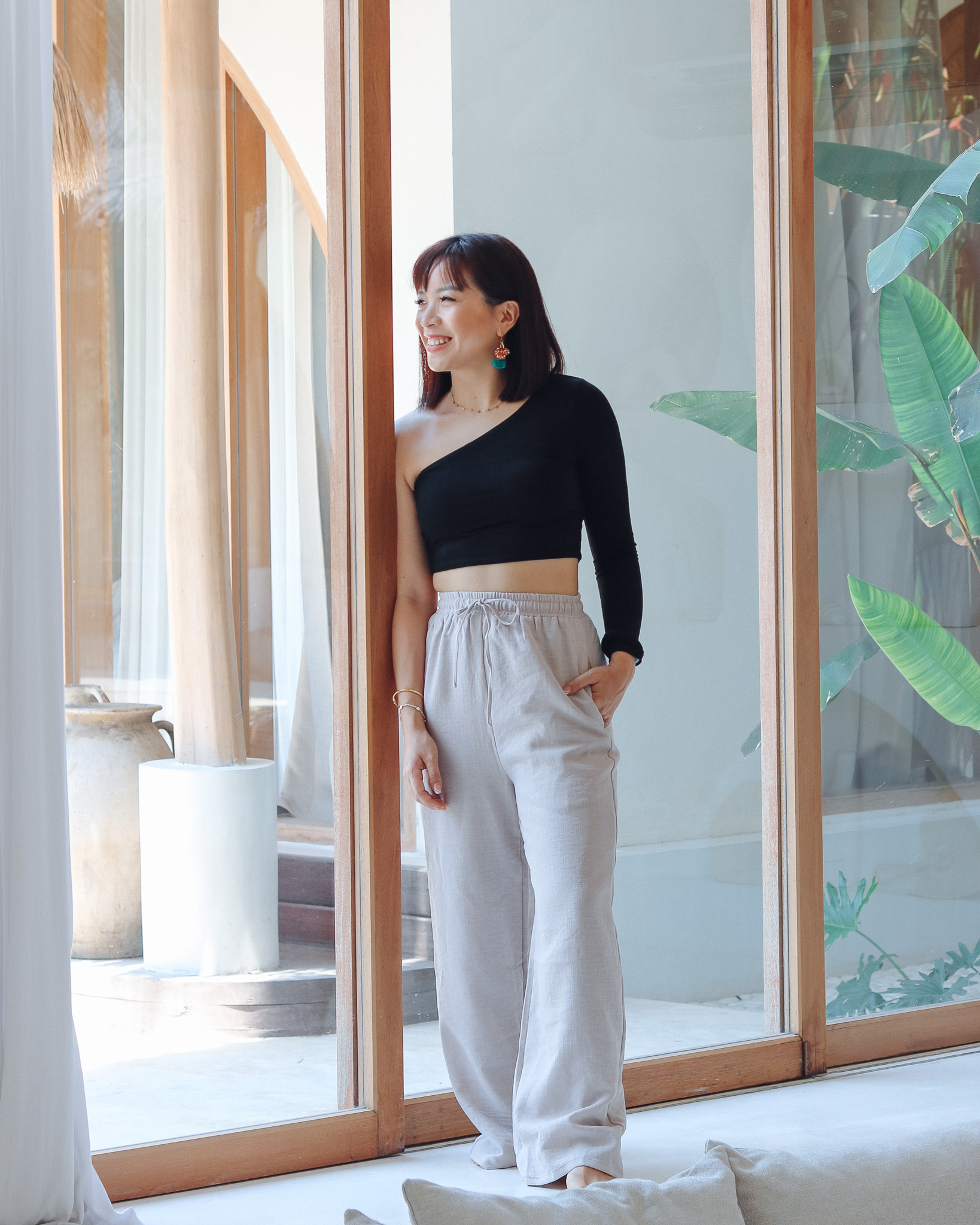 Narelle Pants in Ecru