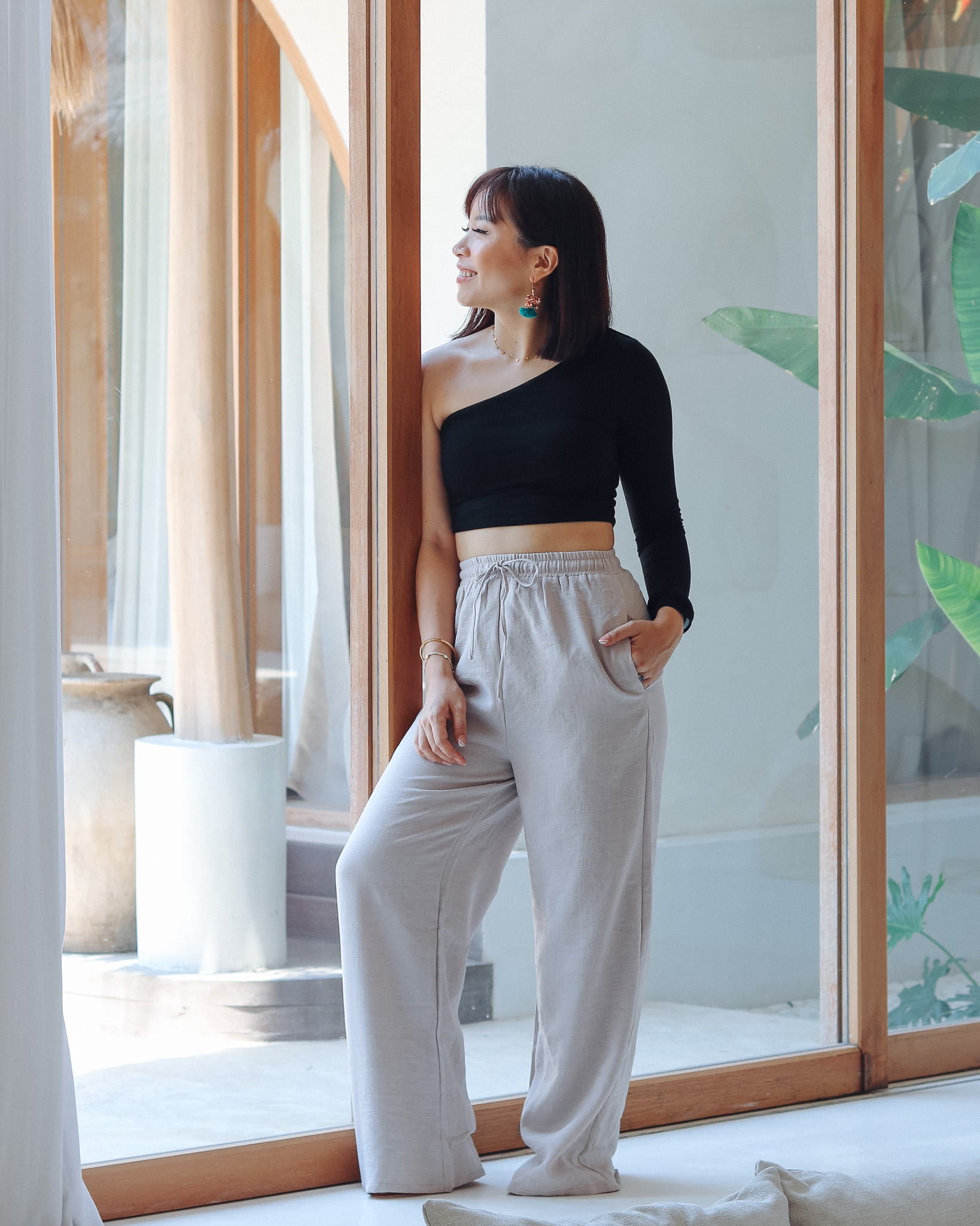 Narelle Pants in Ecru