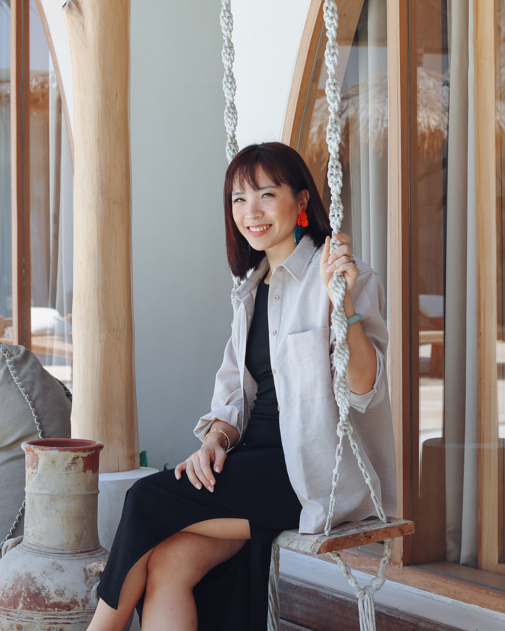 Narelle Shirt in Ecru