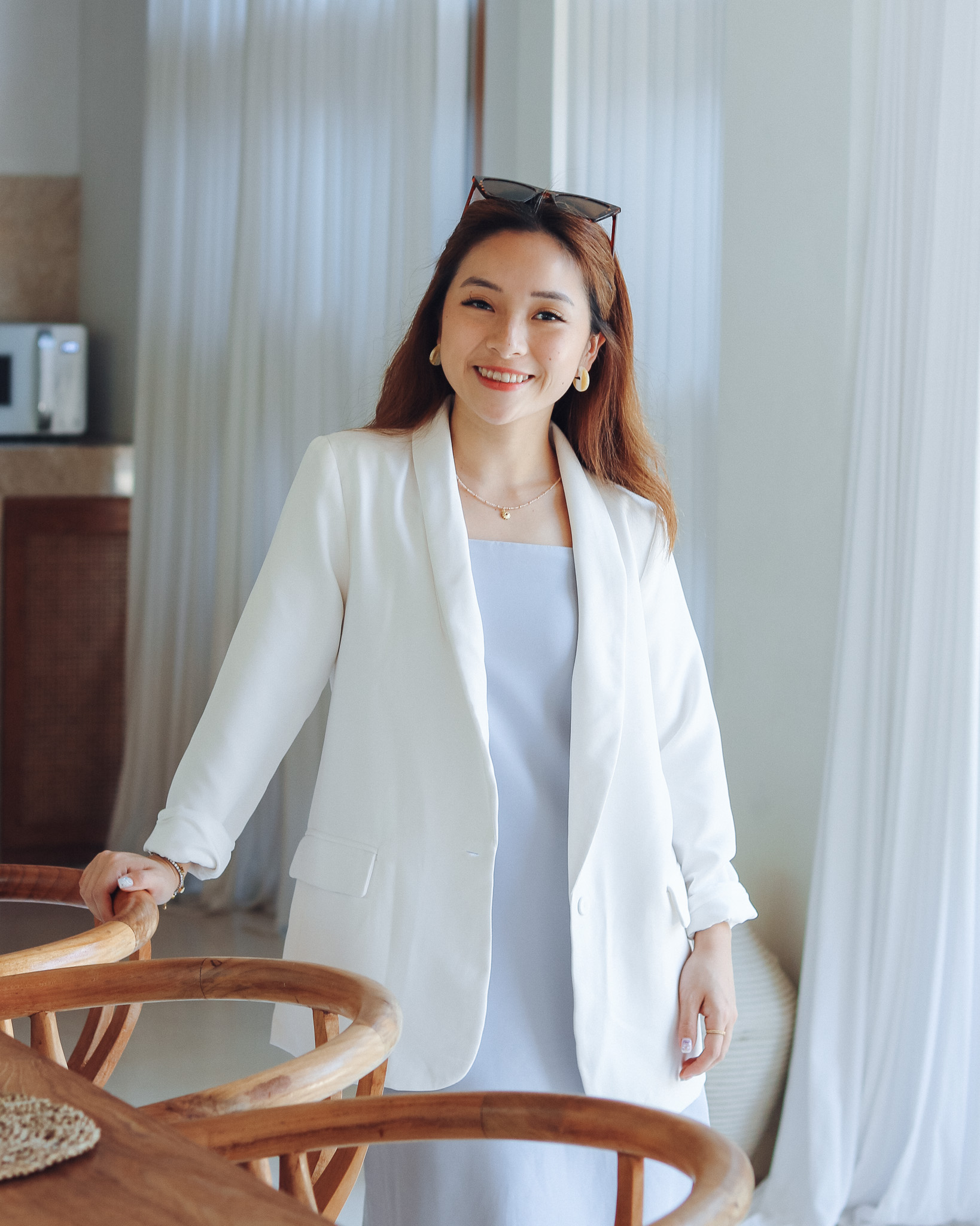 Venus Blazer in White