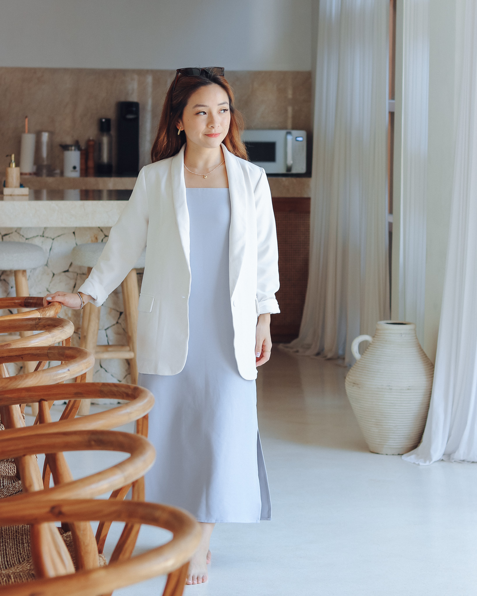 Venus Blazer in White