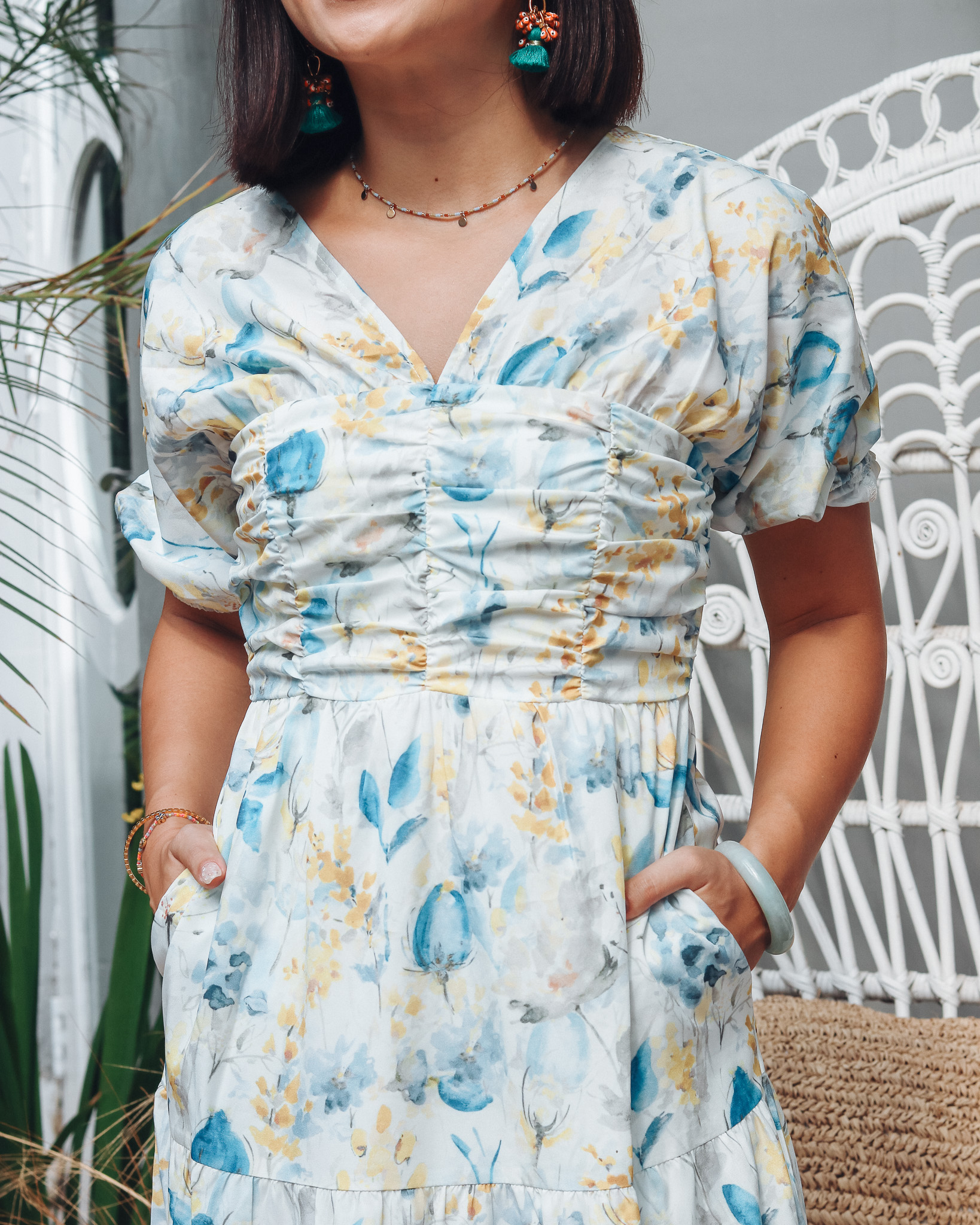 Laney Dress in Watercolour