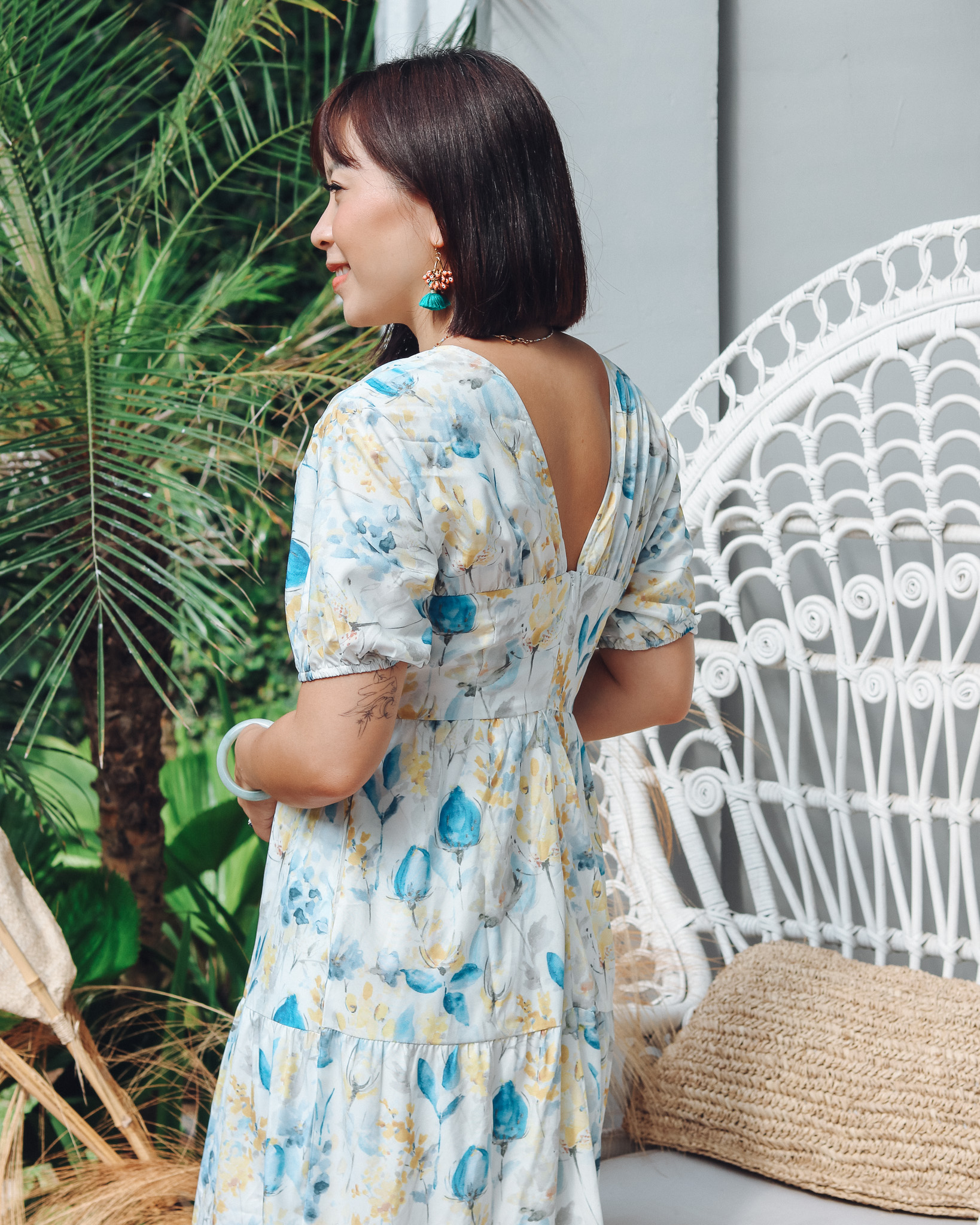 Laney Dress in Watercolour