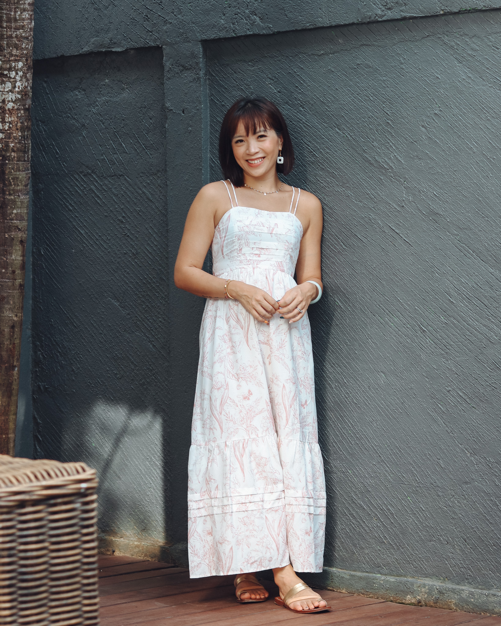 Sienna Dress in Pink Florals