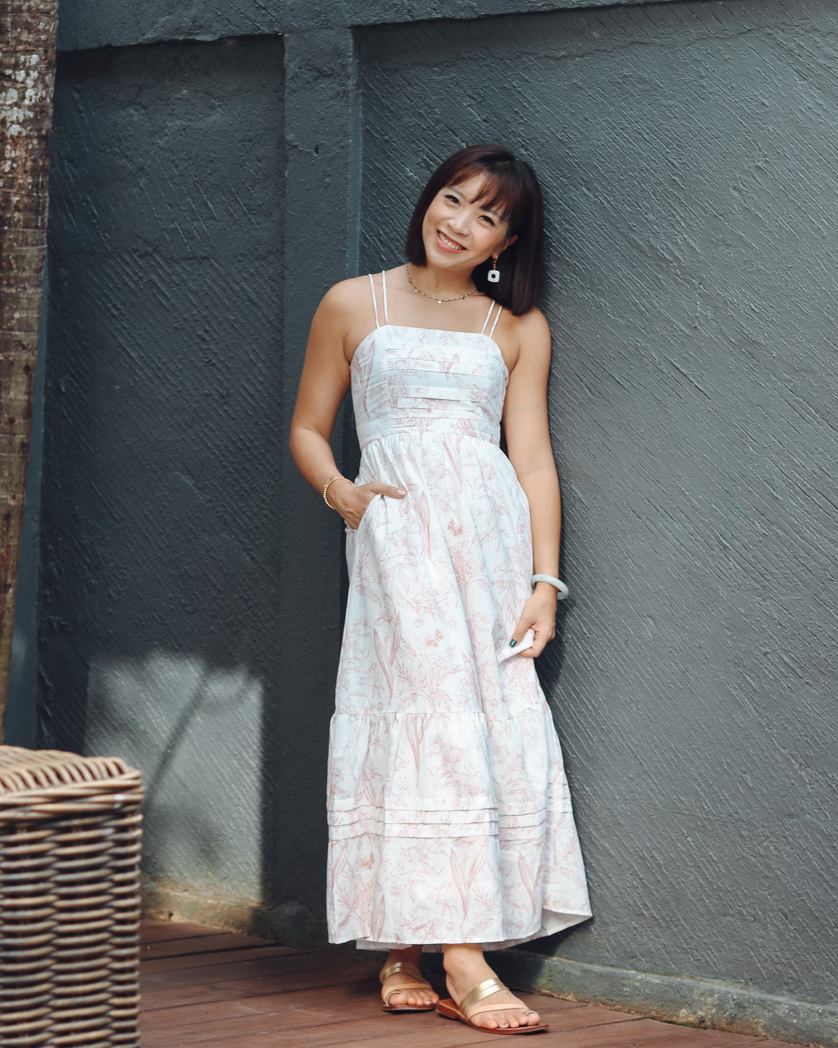 Sienna Dress in Pink Florals