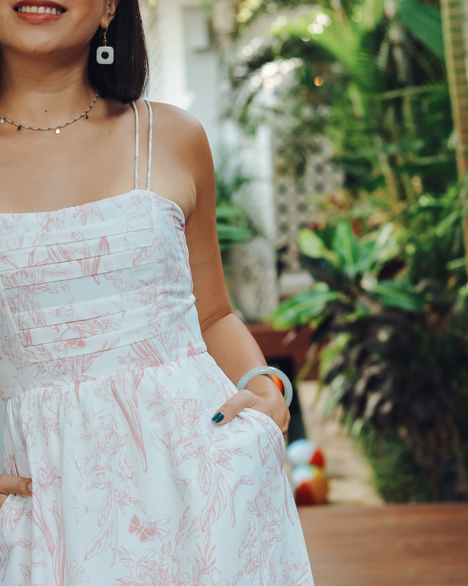 Sienna Dress in Pink Florals