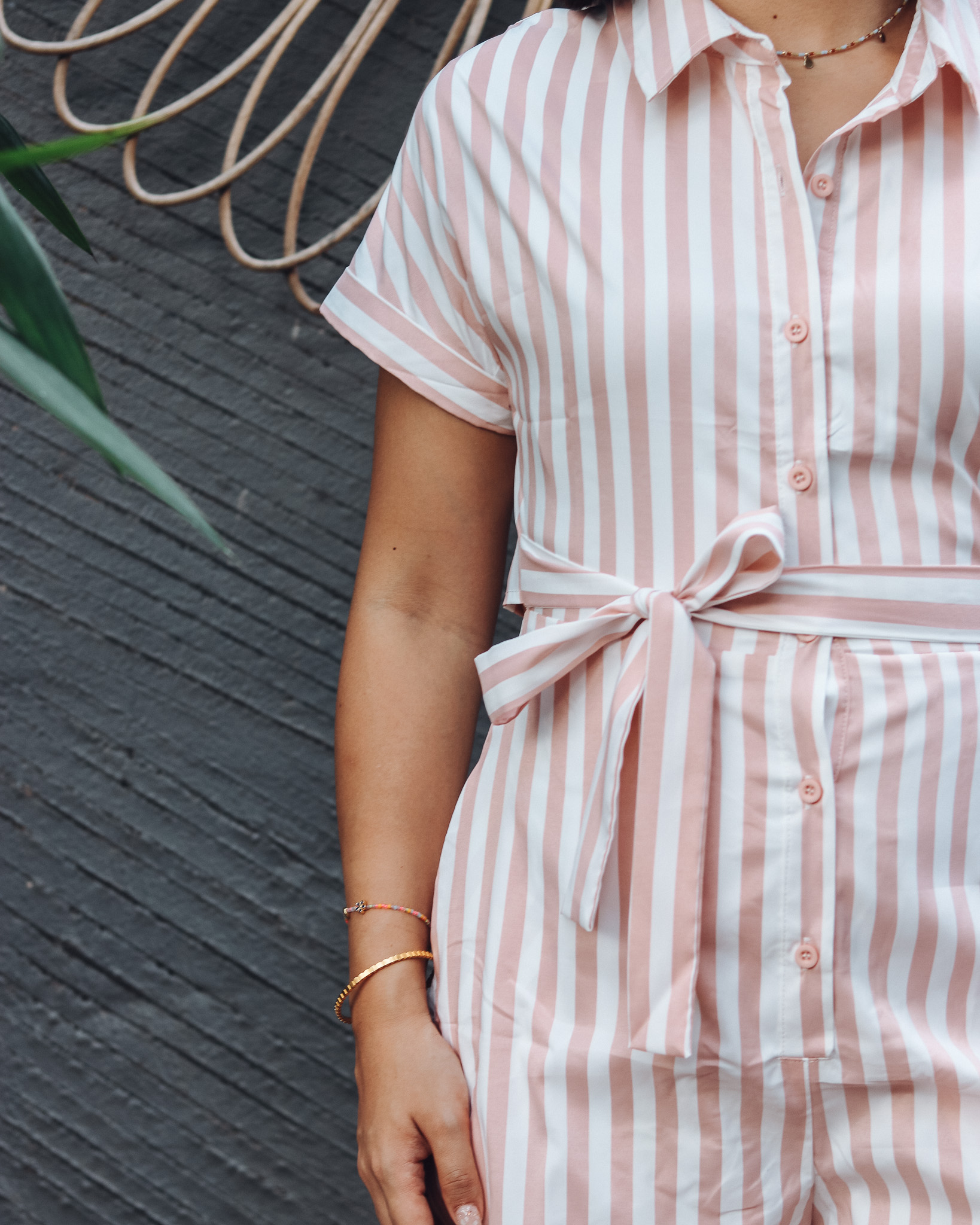 Camila Romper in Ecru