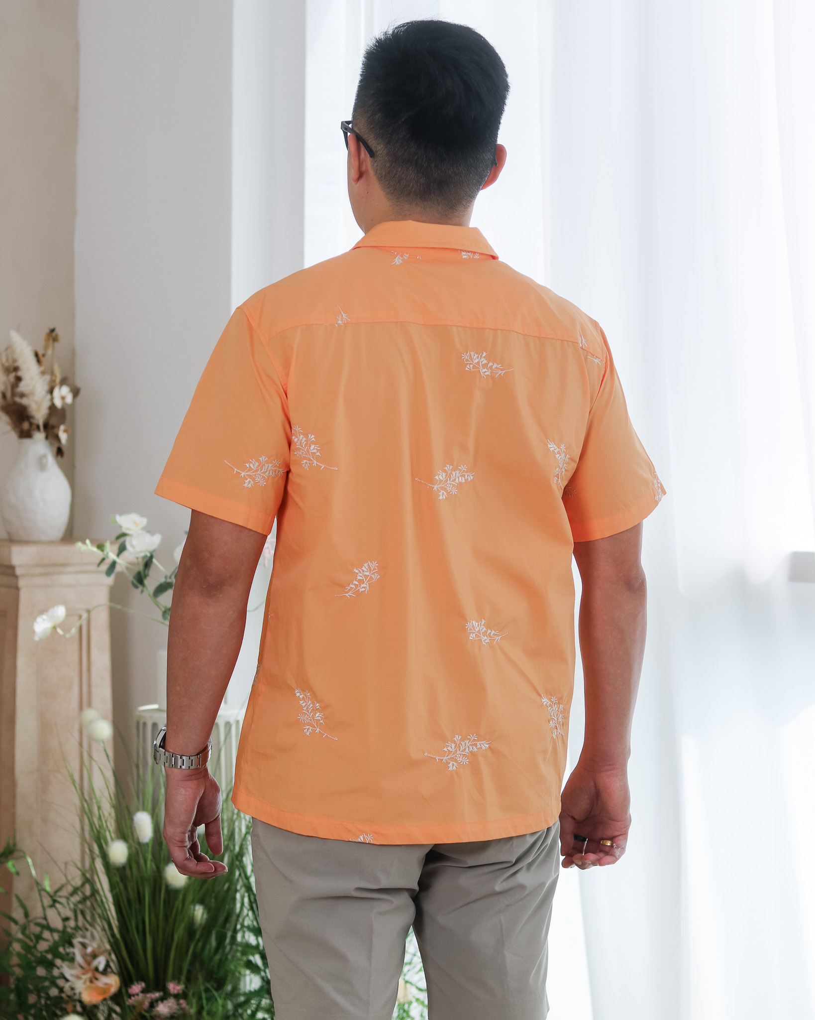 Colson Shirt in Orange