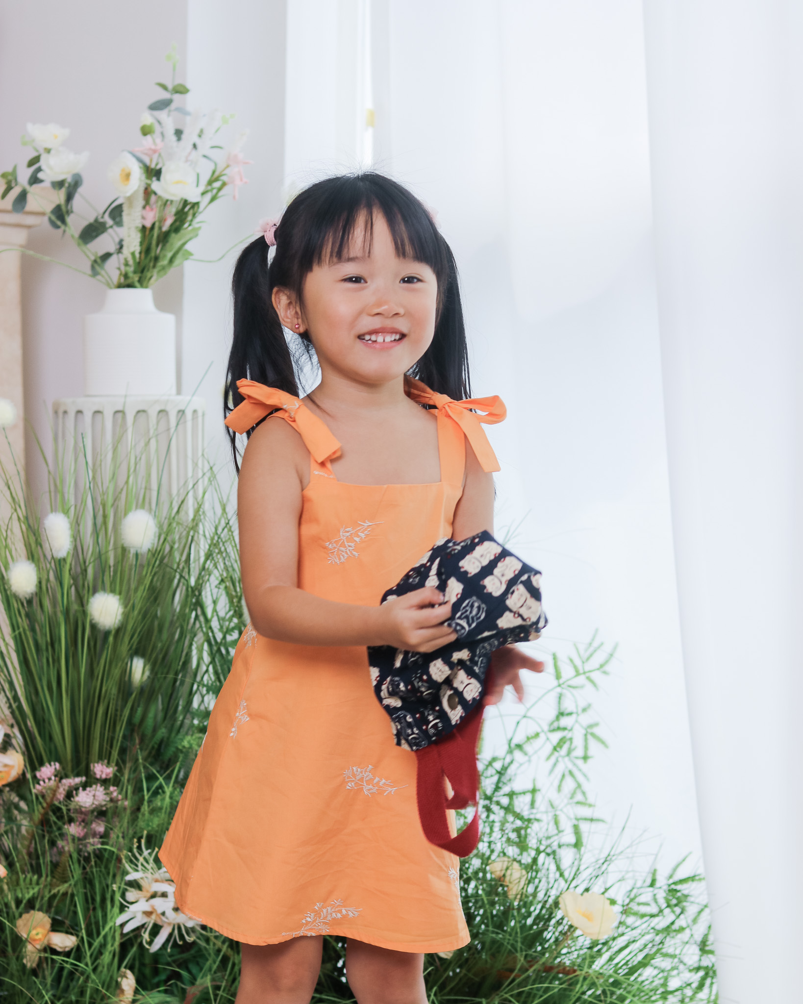 Estelle Dress in Orange