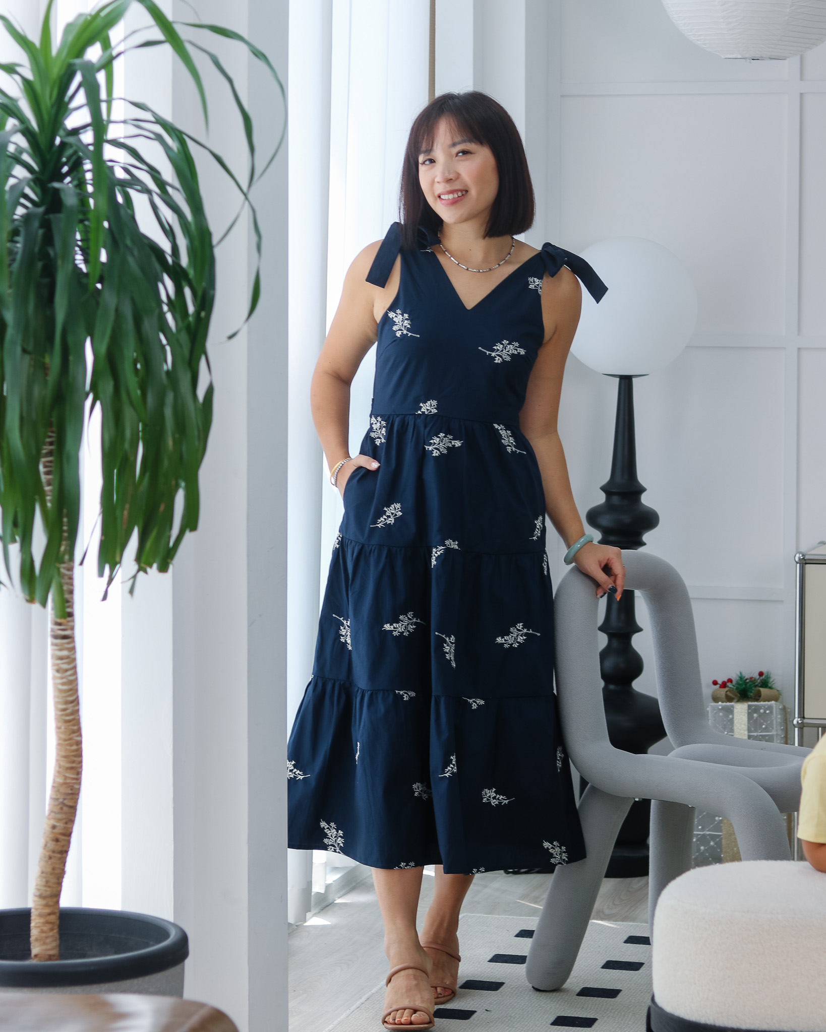 Sadie Dress in Navy