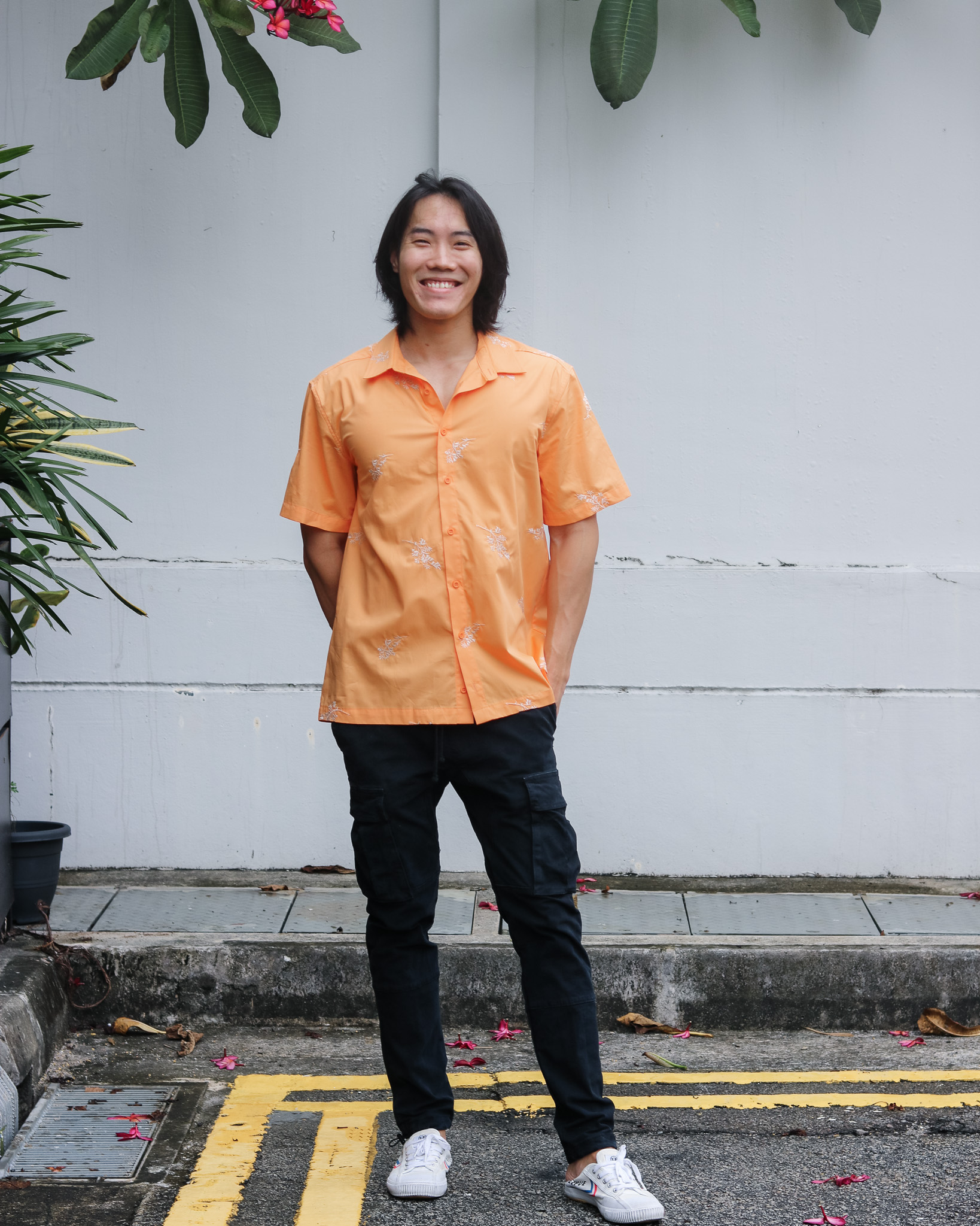 Colson Shirt in Orange