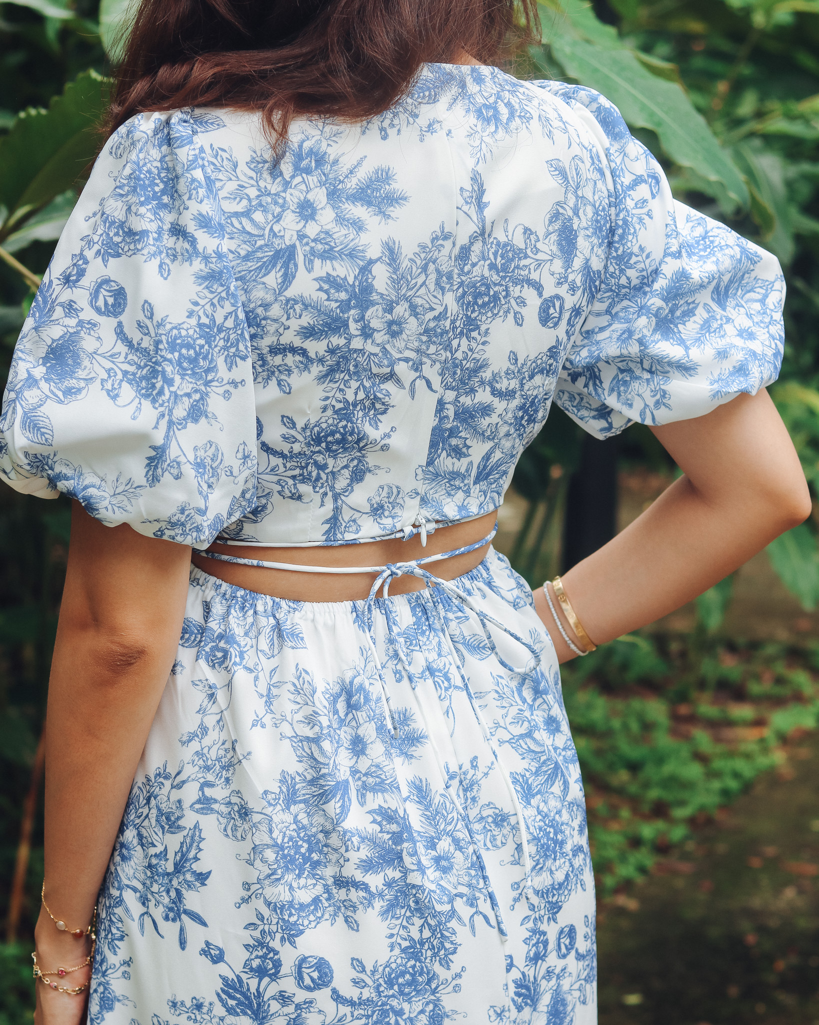 Ella Dress in Porcelain Blue