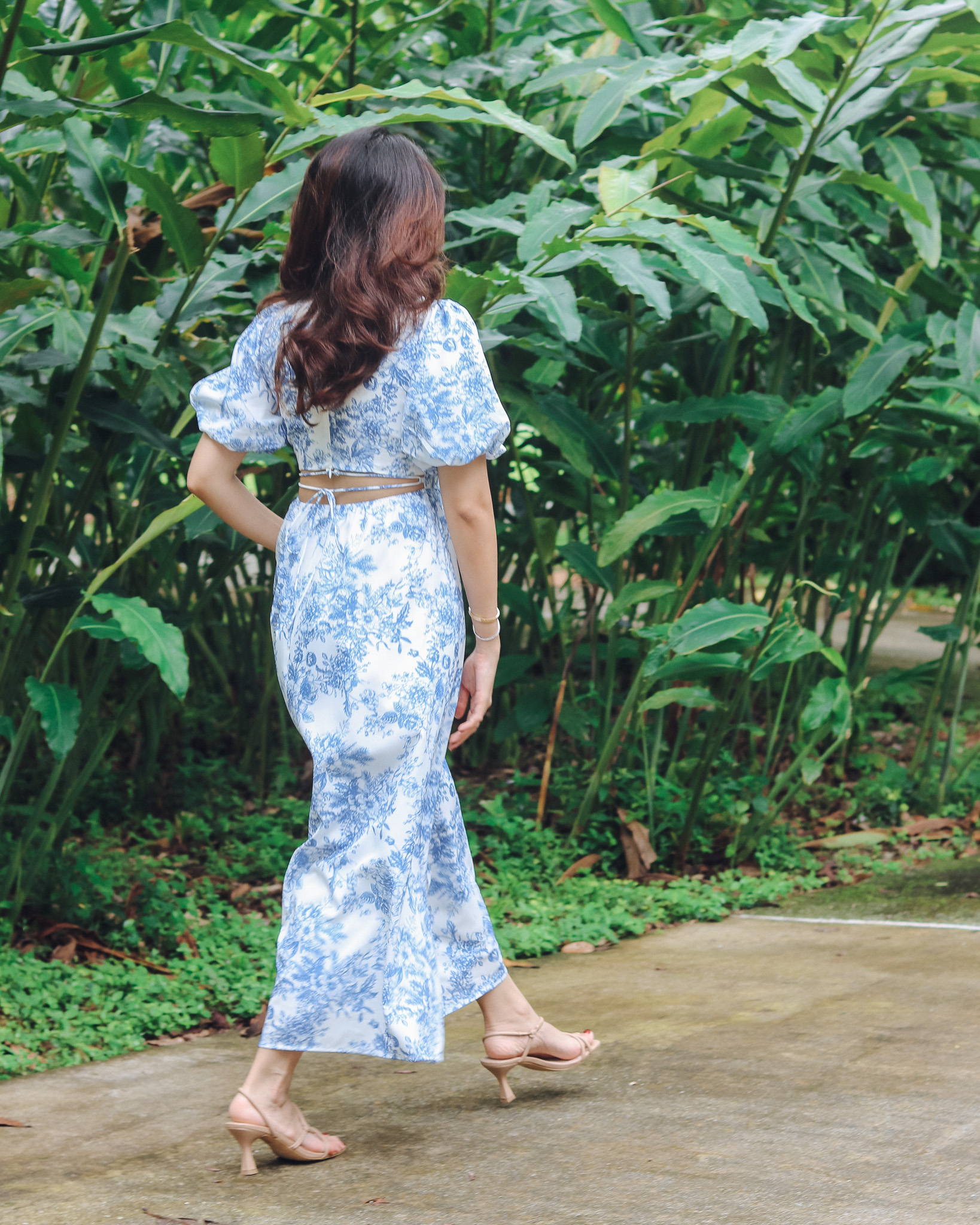 Ella Dress in Porcelain Blue