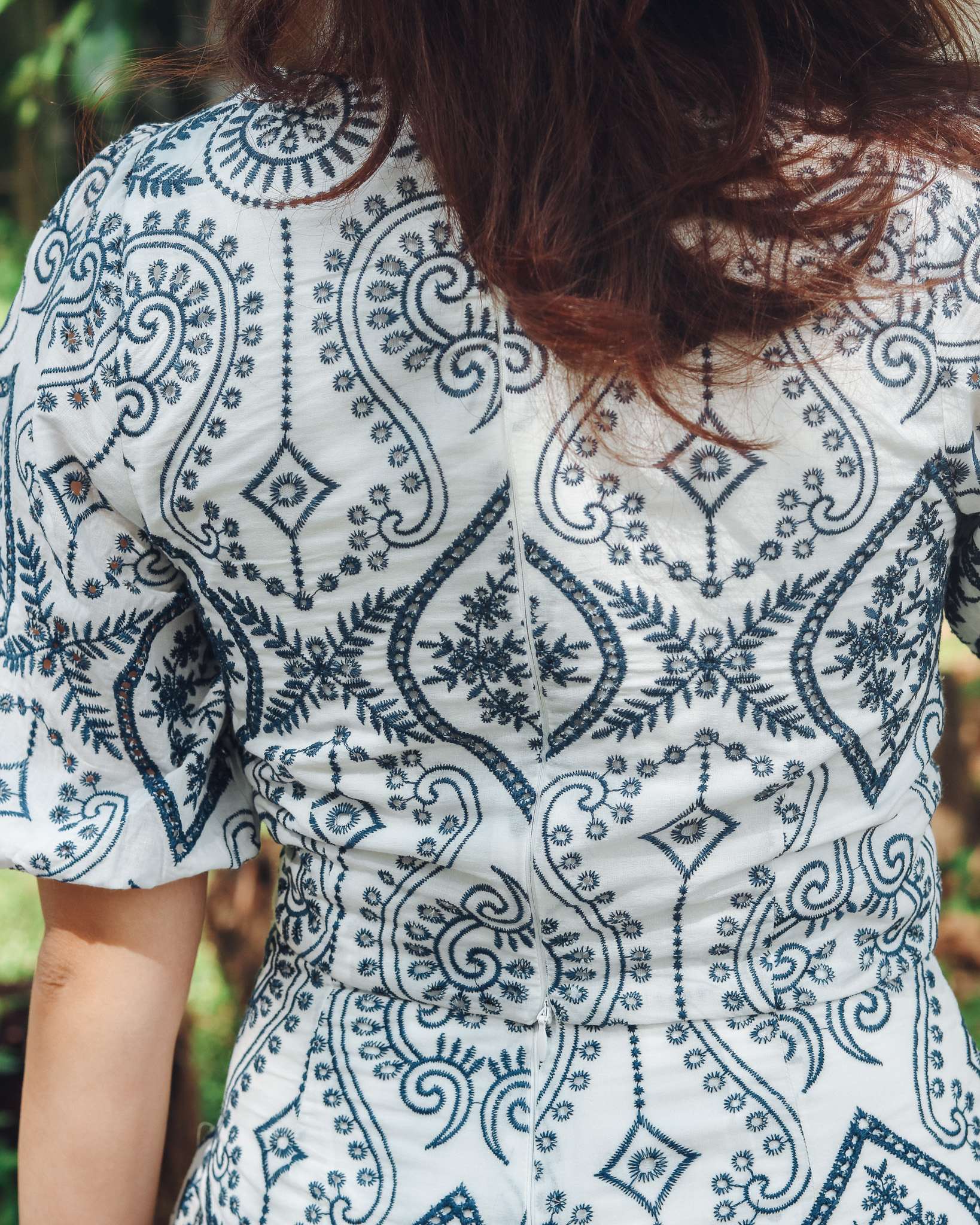 Reagan Crop Top in Navy