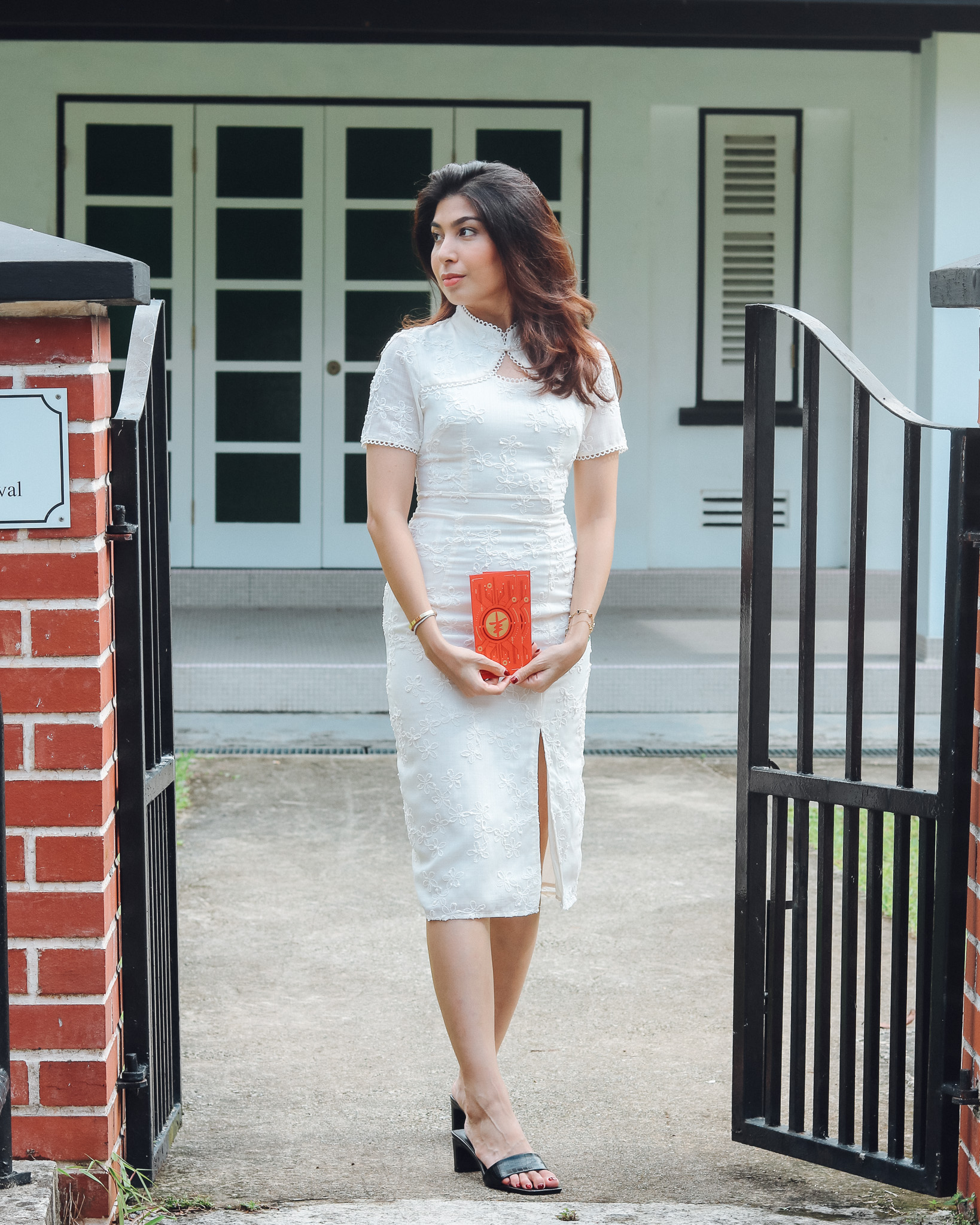 Fleur Cheongsam in White