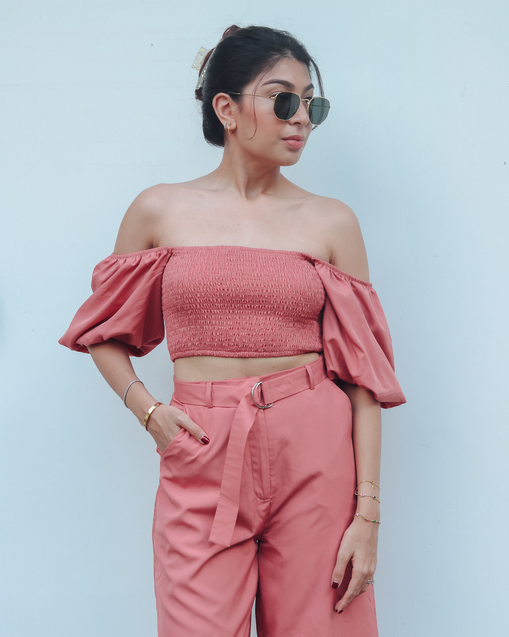 Thea Top in Pink