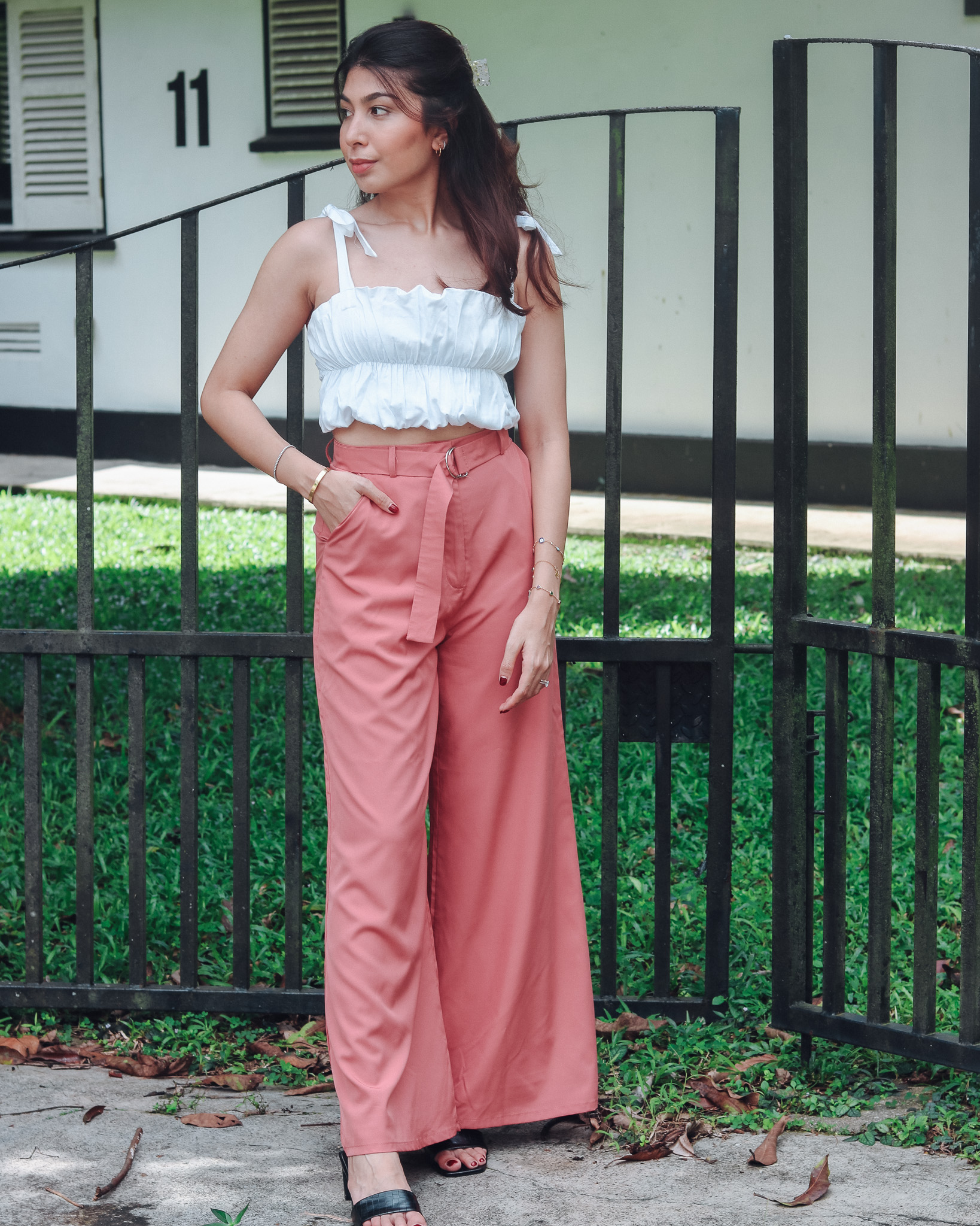 Thea Pants in Pink
