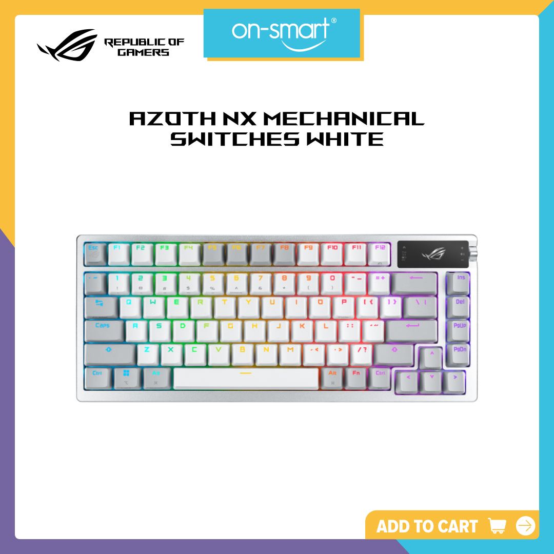 ASUS ROG Azoth NX mechanical switches White