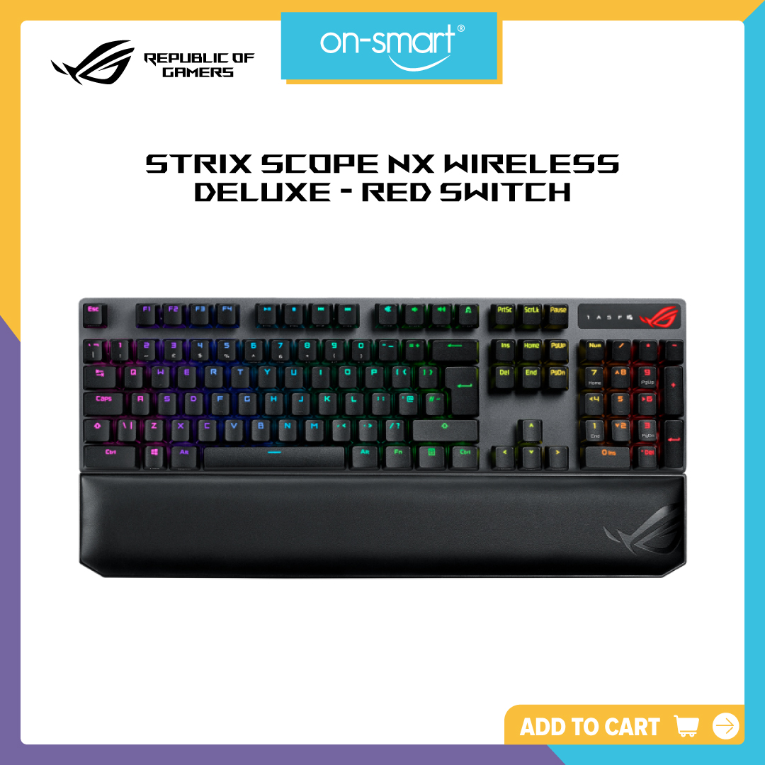 ASUS ROG Strix Scope NX Wireless Deluxe - Red Switch