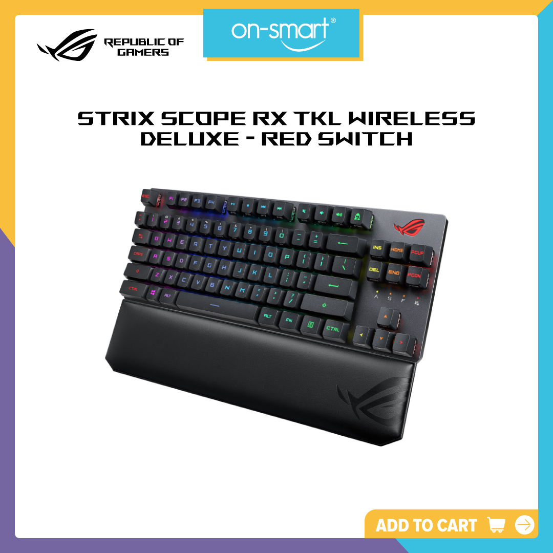 Asus ROG Strix Scope RX, RED Optical Switch Keyboard