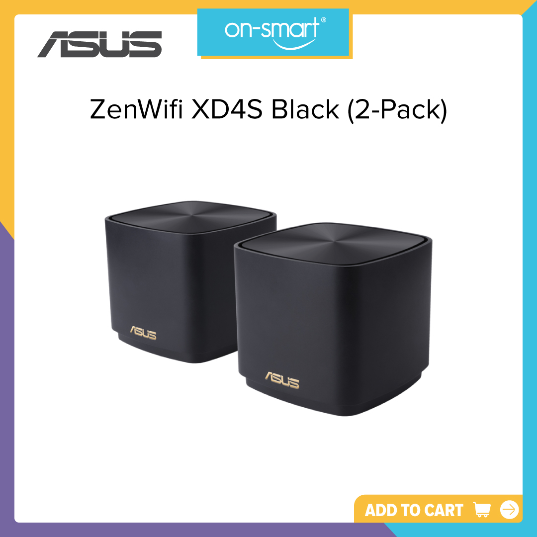 ASUS ZenWifi XD4S Black (2-Pack)