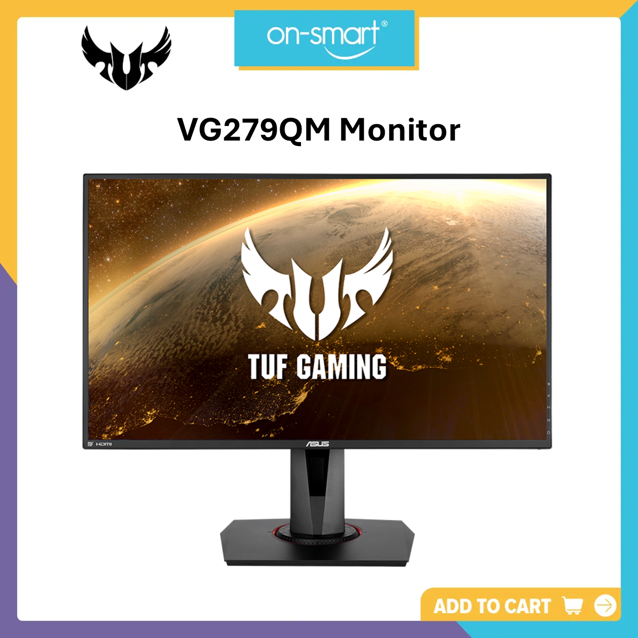 ASUS TUF Gaming VG279QM HDR Gaming Monitor 27-inch